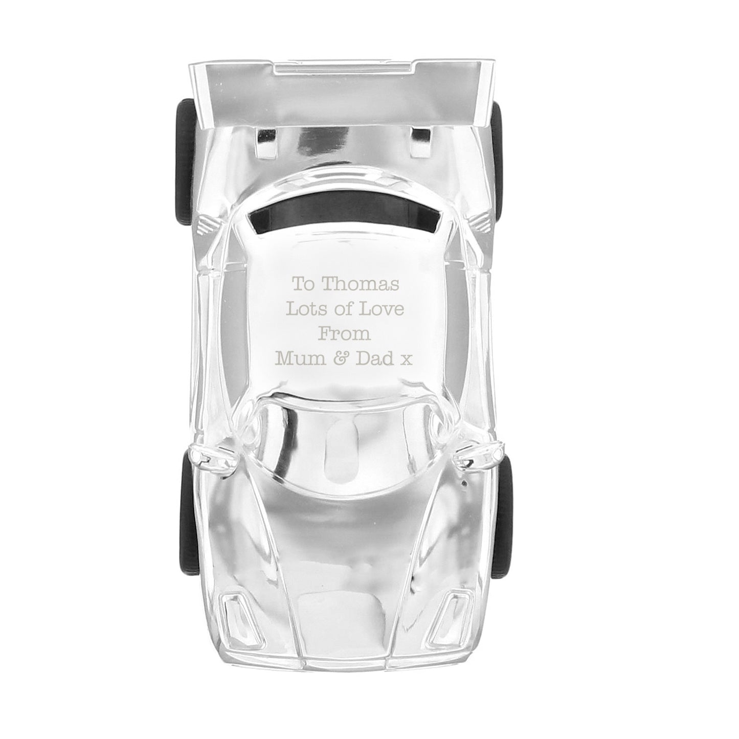 Personalised Racing Car Money Box - MK&JD Gifts