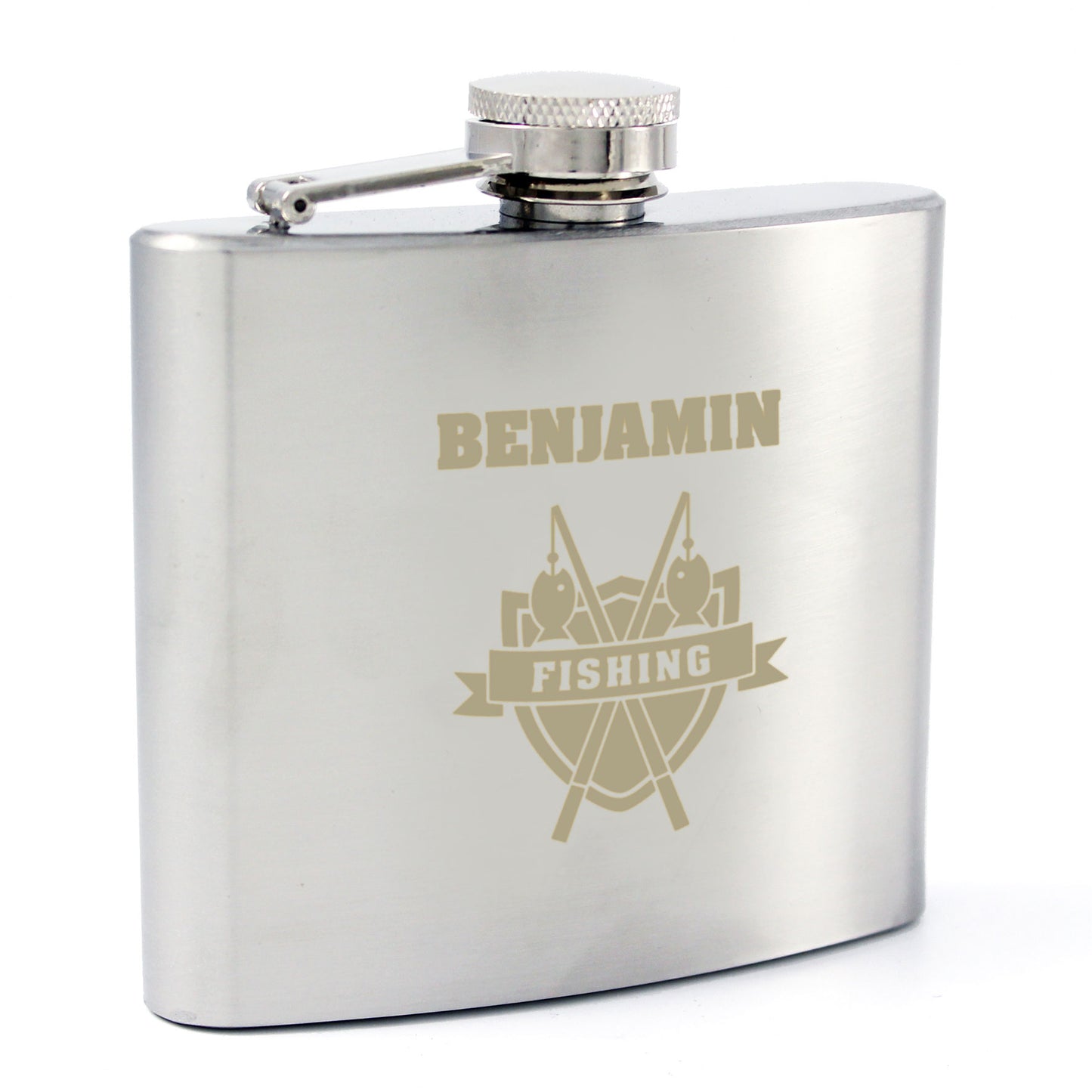 Personalised Fishing Hip Flask - MK&JD Gifts