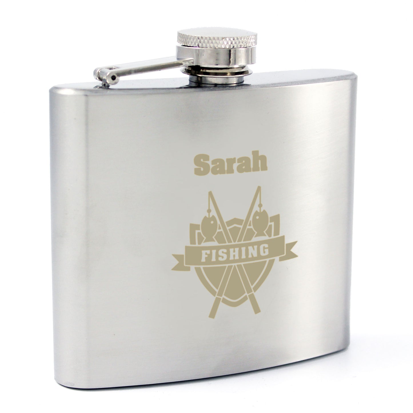 Personalised Fishing Hip Flask - MK&JD Gifts