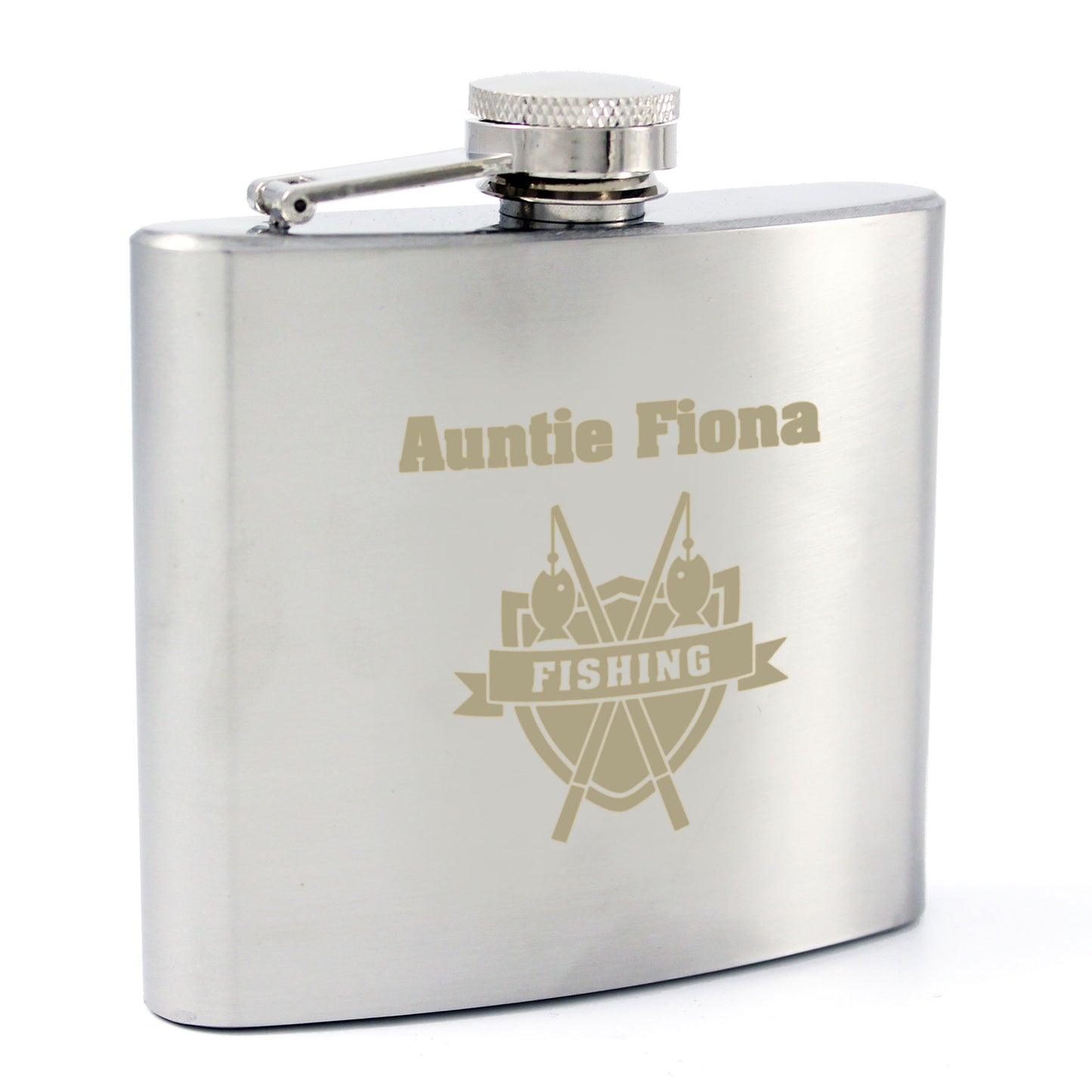 Personalised Fishing Hip Flask - MK&JD Gifts