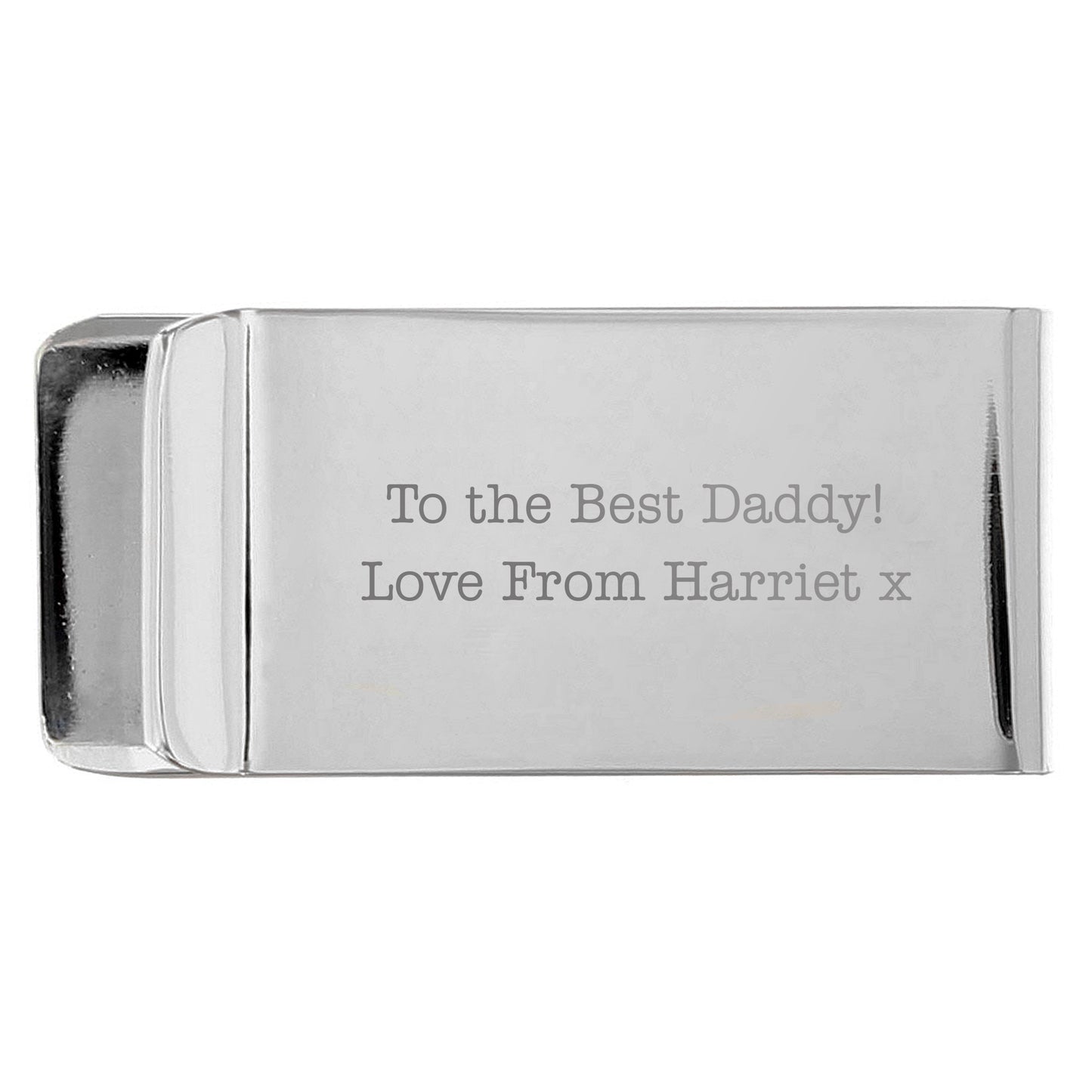 Personalised Any Message Money Clip - MK&JD Gifts
