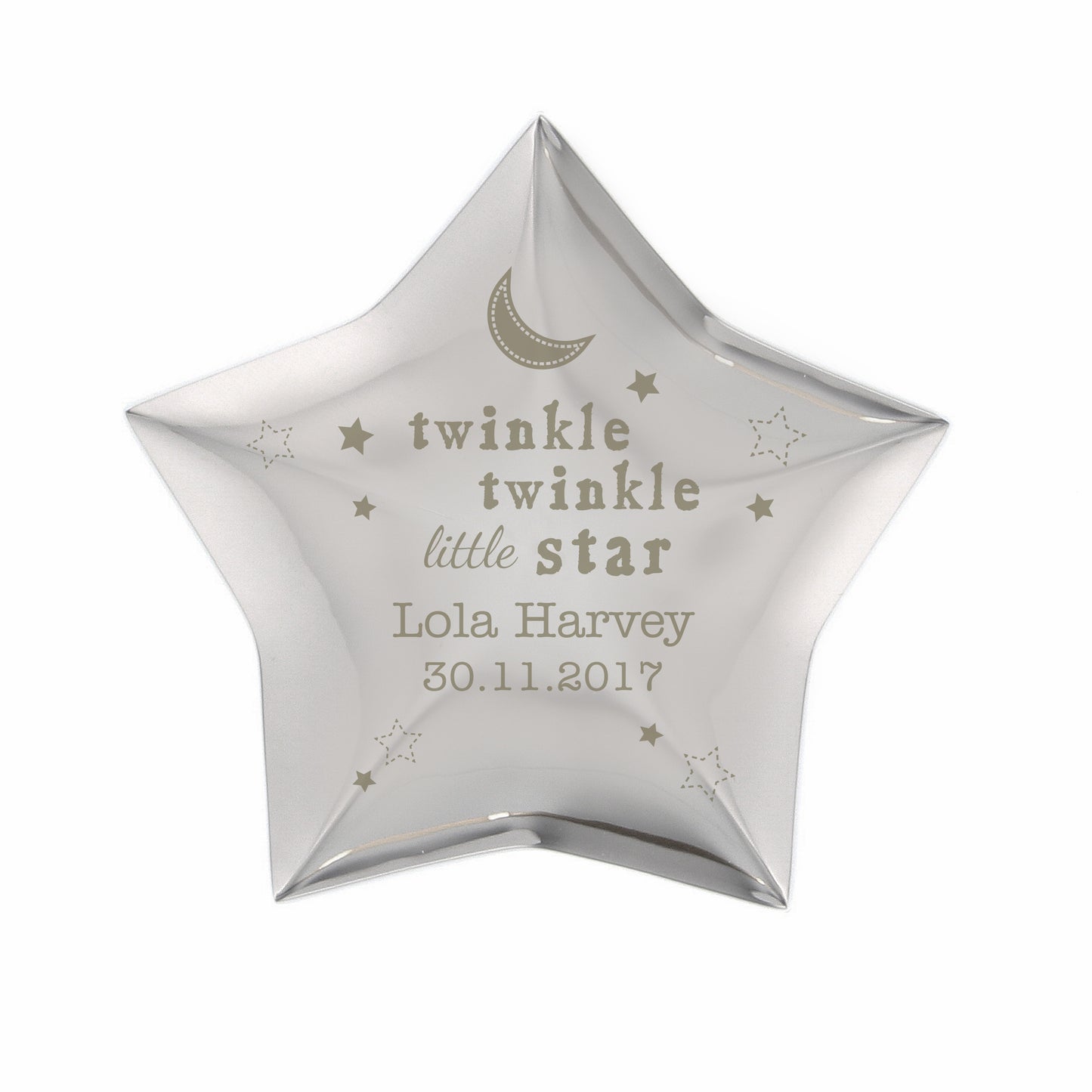 Personalised Twinkle Twinkle Star Trinket Box - MK&JD Gifts