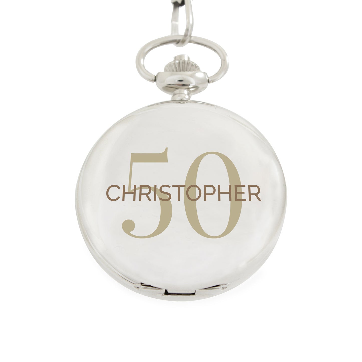 Personalised Birthday Big Age Pocket Fob Watch - MK&JD Gifts