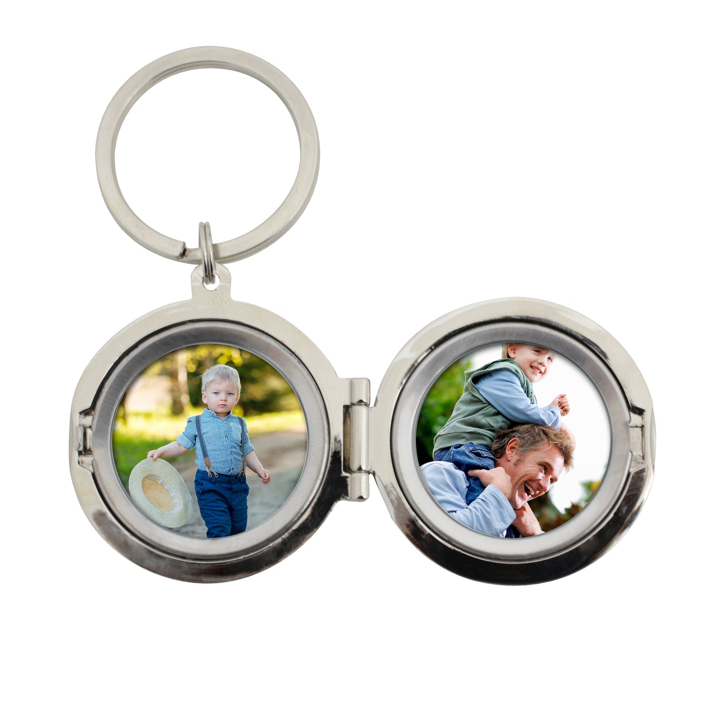 Personalised No.1 Dad Photo Keyring - MK&JD Gifts