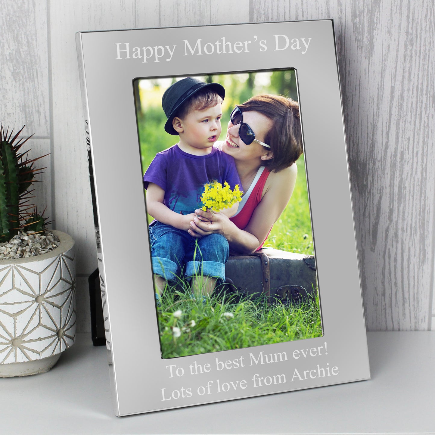 Personalised 6x4 Silver Photo Frame - MK&JD Gifts