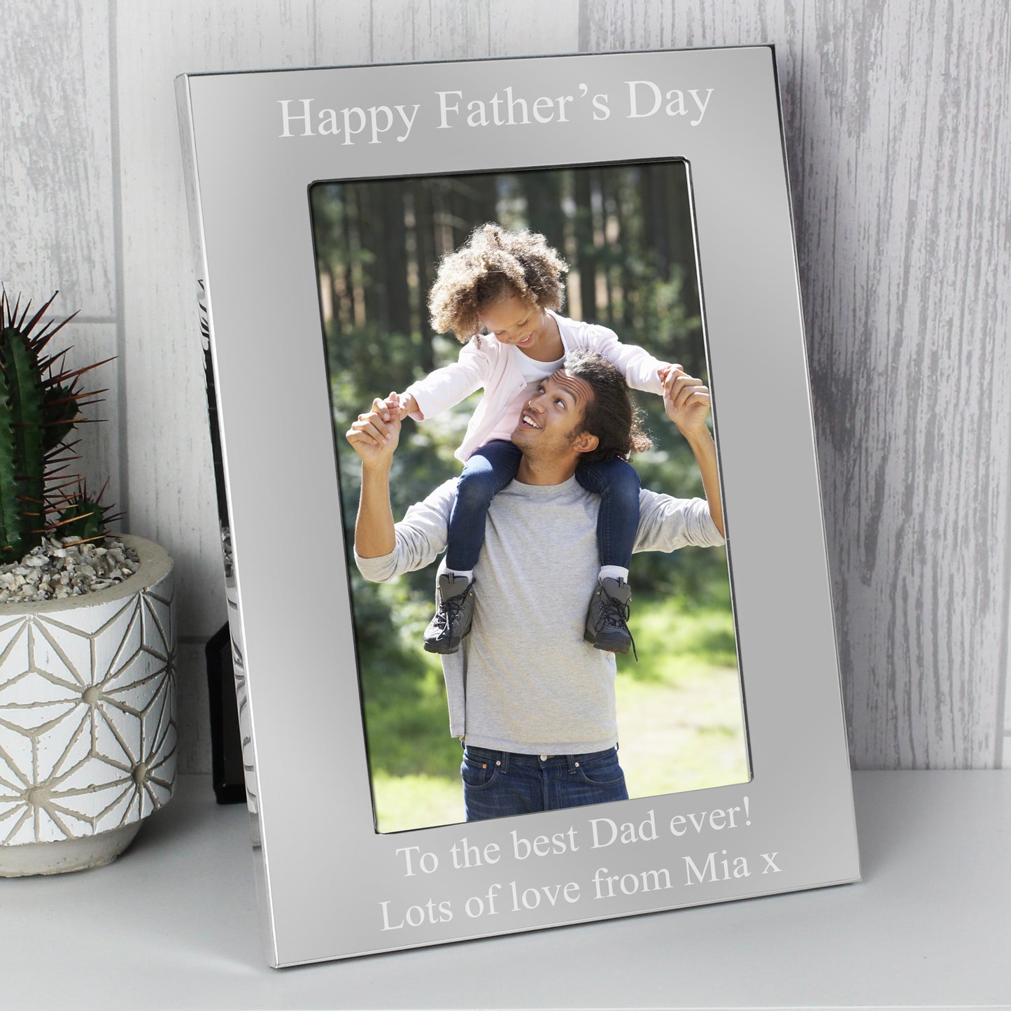Personalised 6x4 Silver Photo Frame - MK&JD Gifts