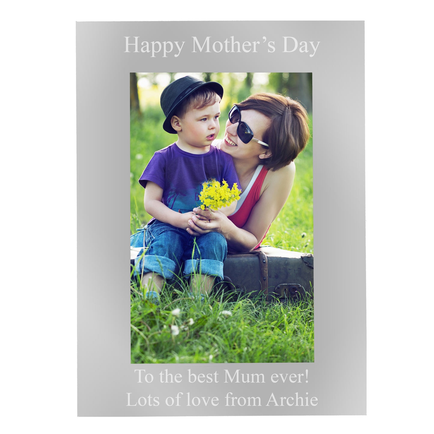 Personalised 6x4 Silver Photo Frame - MK&JD Gifts