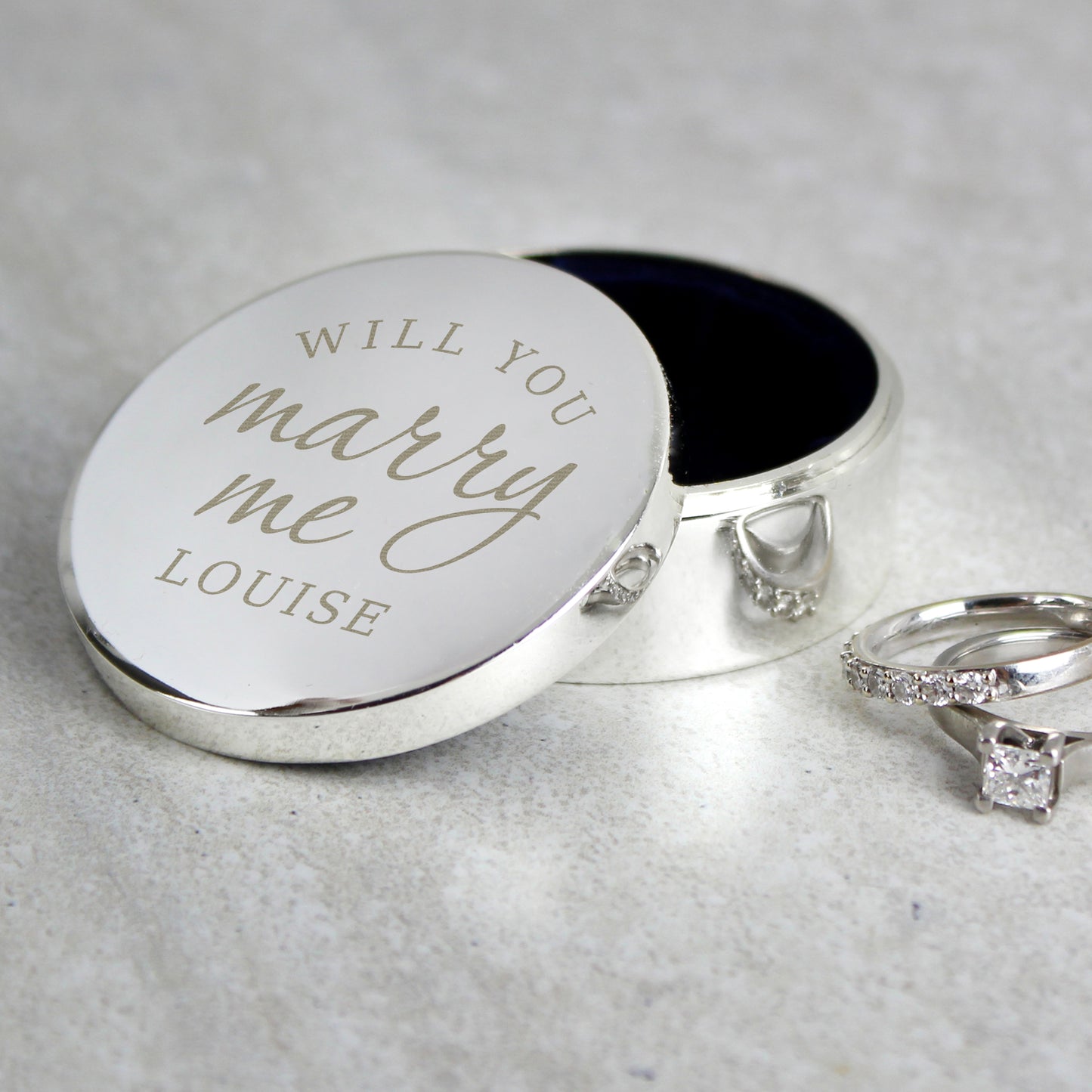 Personalised Will You Marry Me Ring Box - MK&JD Gifts