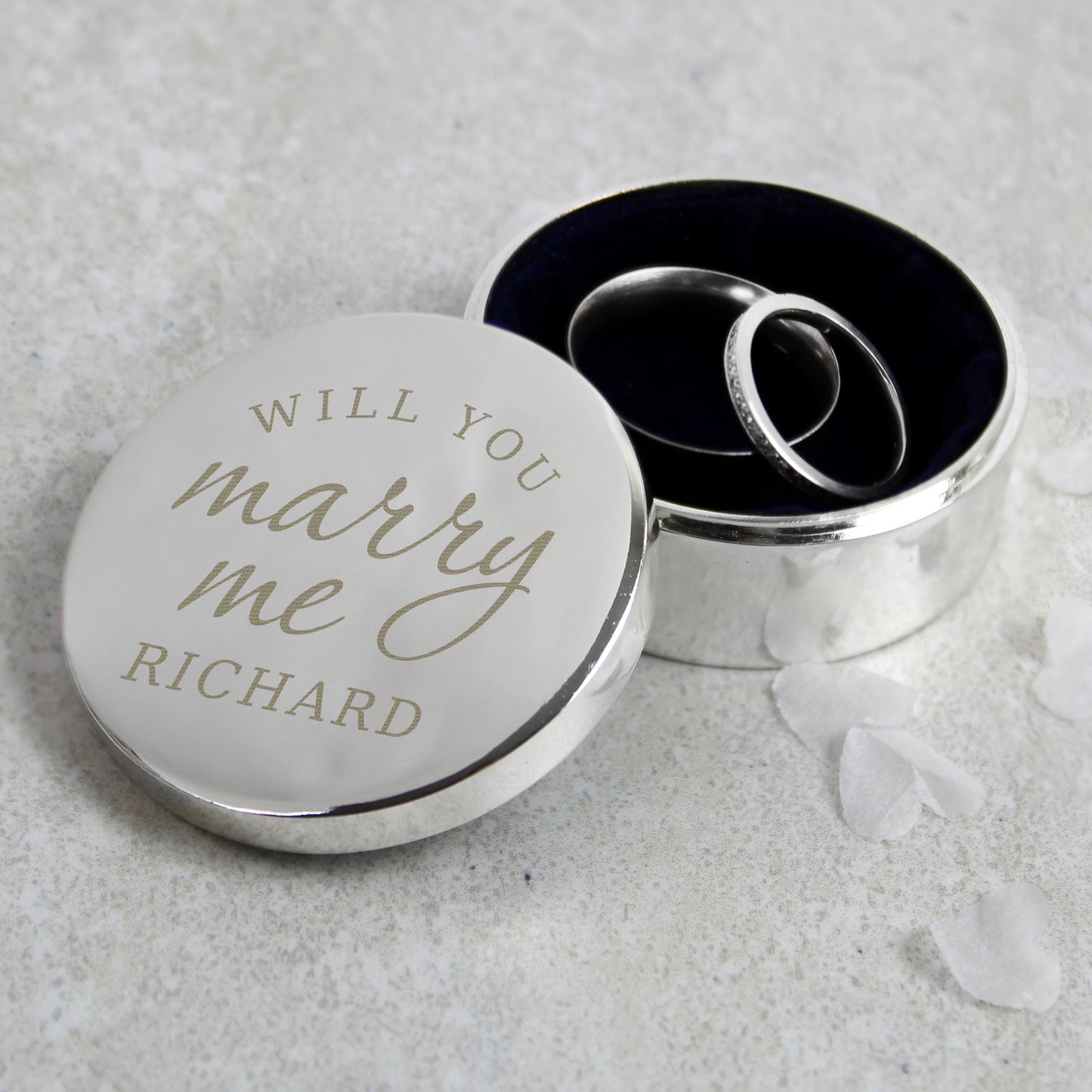 Personalised Will You Marry Me Ring Box - MK&JD Gifts