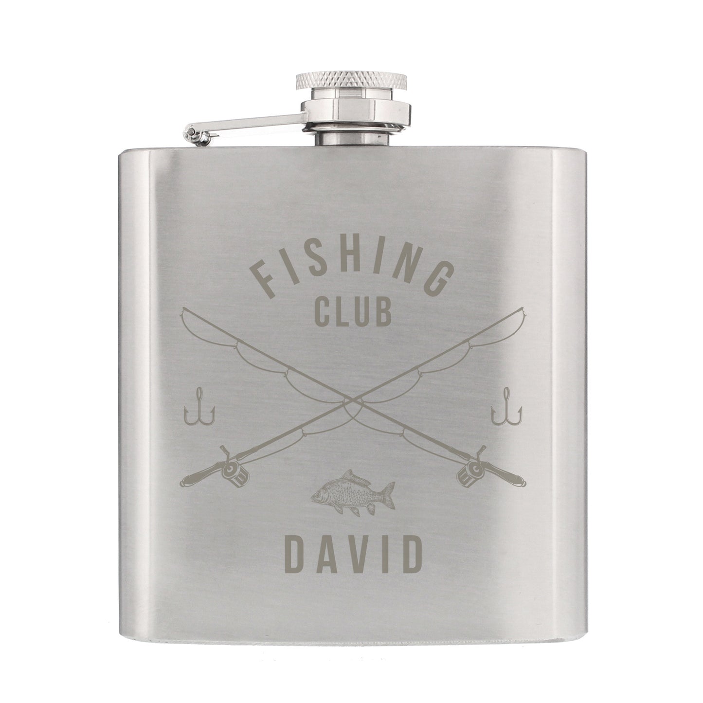 Personalised Fishing Hip Flask - MK&JD Gifts