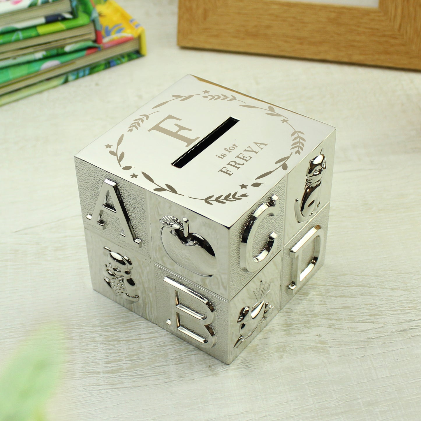 Personalised Initial ABC Money Box - MK&JD Gifts