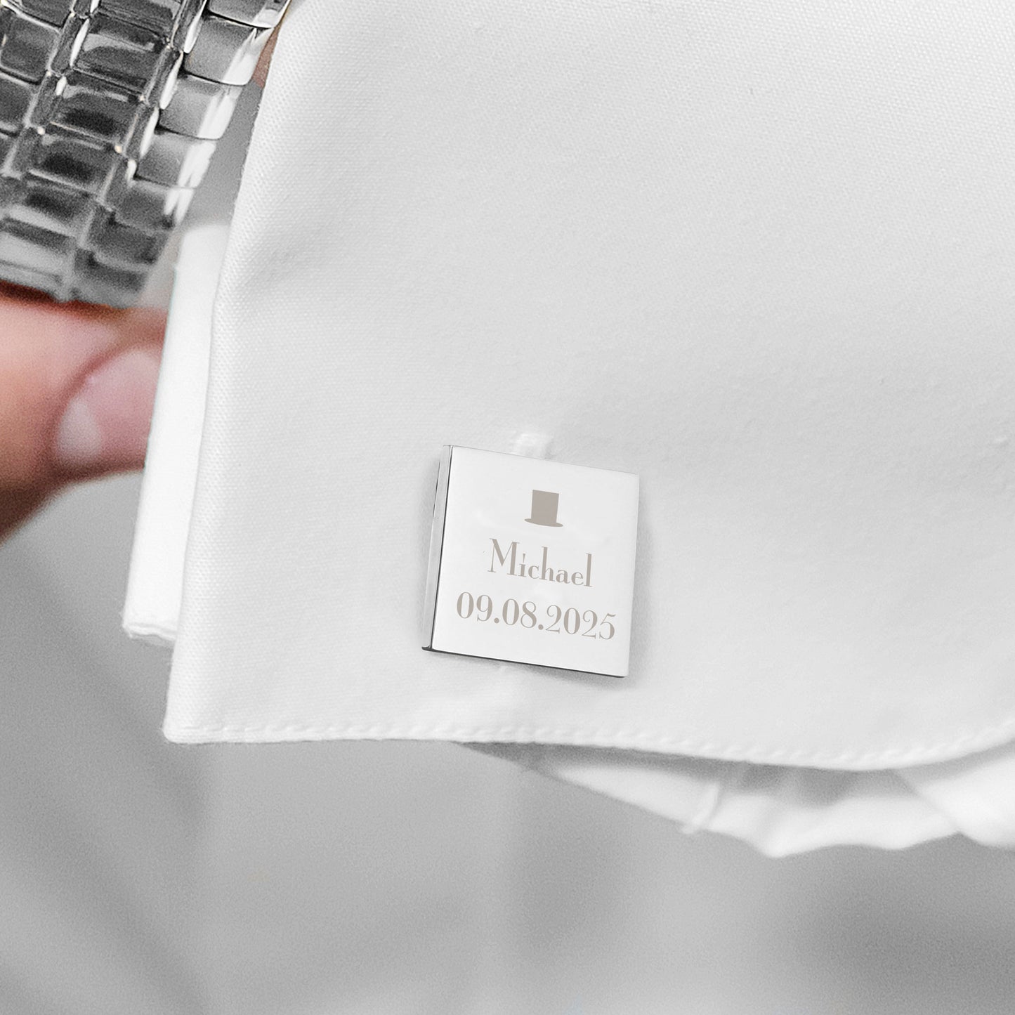 Personalised Groomsman Cufflinks - MK&JD Gifts
