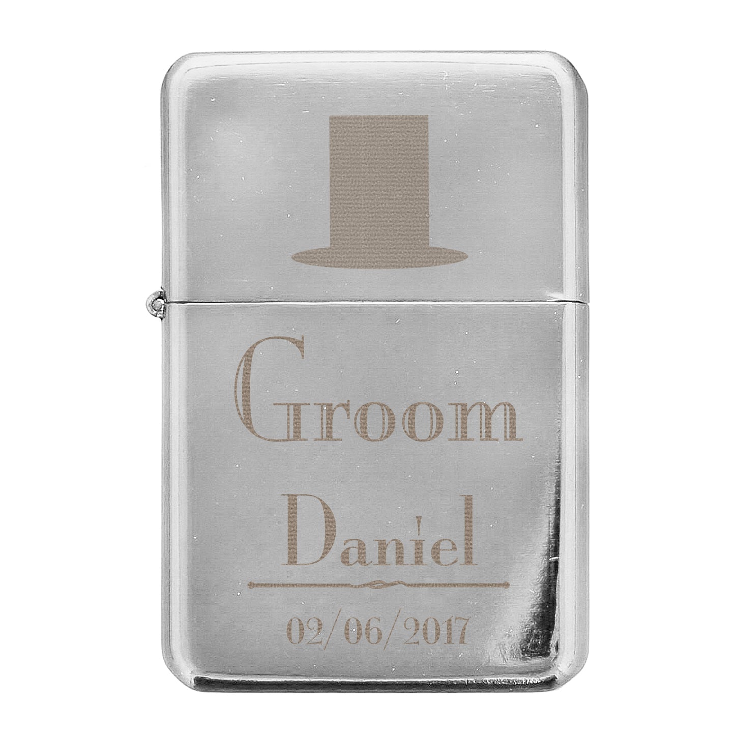 Personalised Decorative Wedding Groom Lighter - MK&JD Gifts
