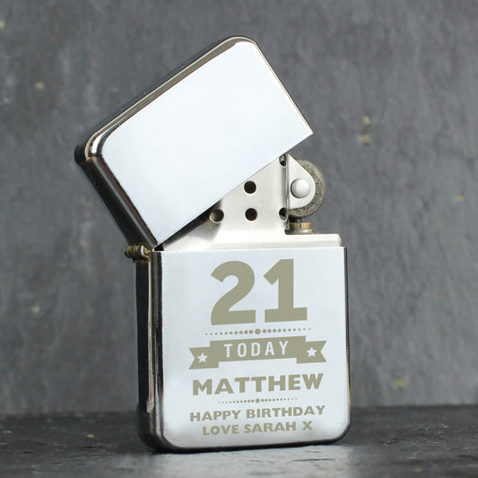 Personalised Birthday Star Lighter - MK&JD Gifts