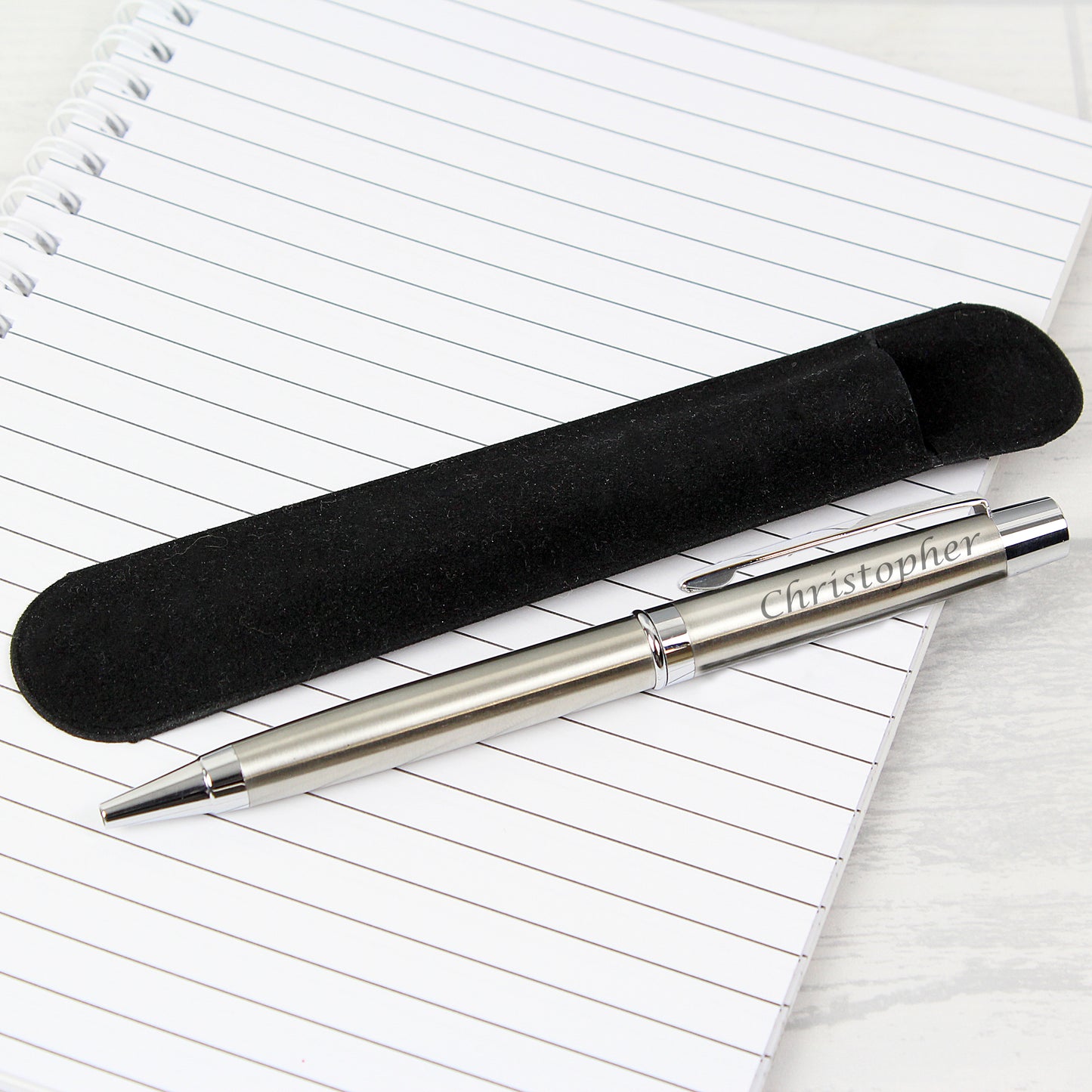 Personalised Scripted Pen and Pouch Set - MK&JD Gifts