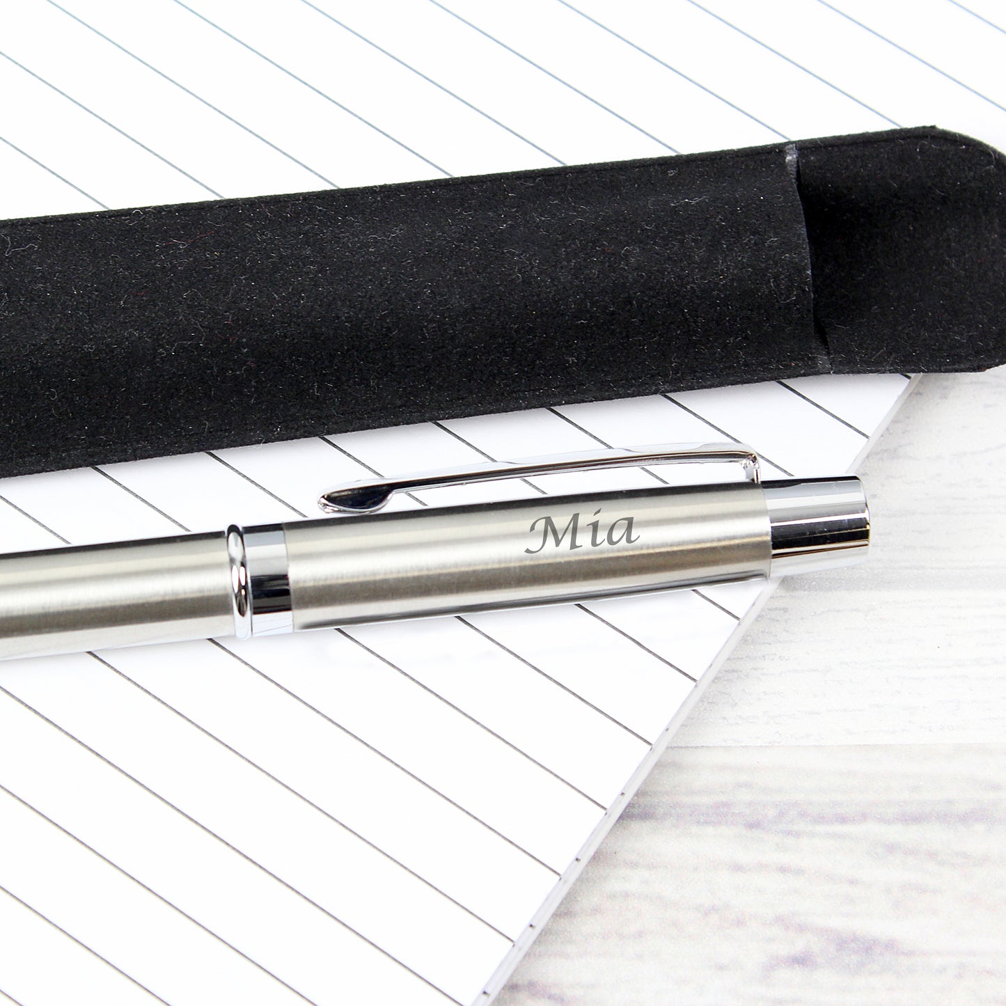 Personalised Scripted Pen and Pouch Set - MK&JD Gifts