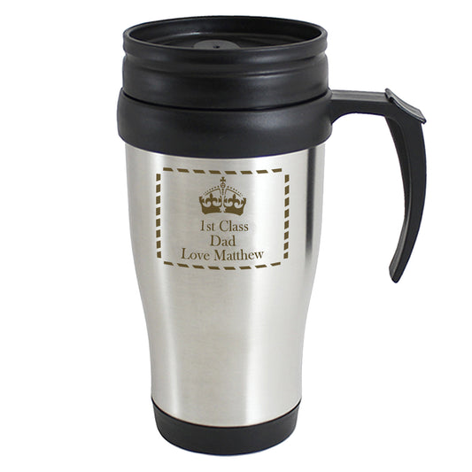 Personalised Crown Travel Mug - MK&JD Gifts