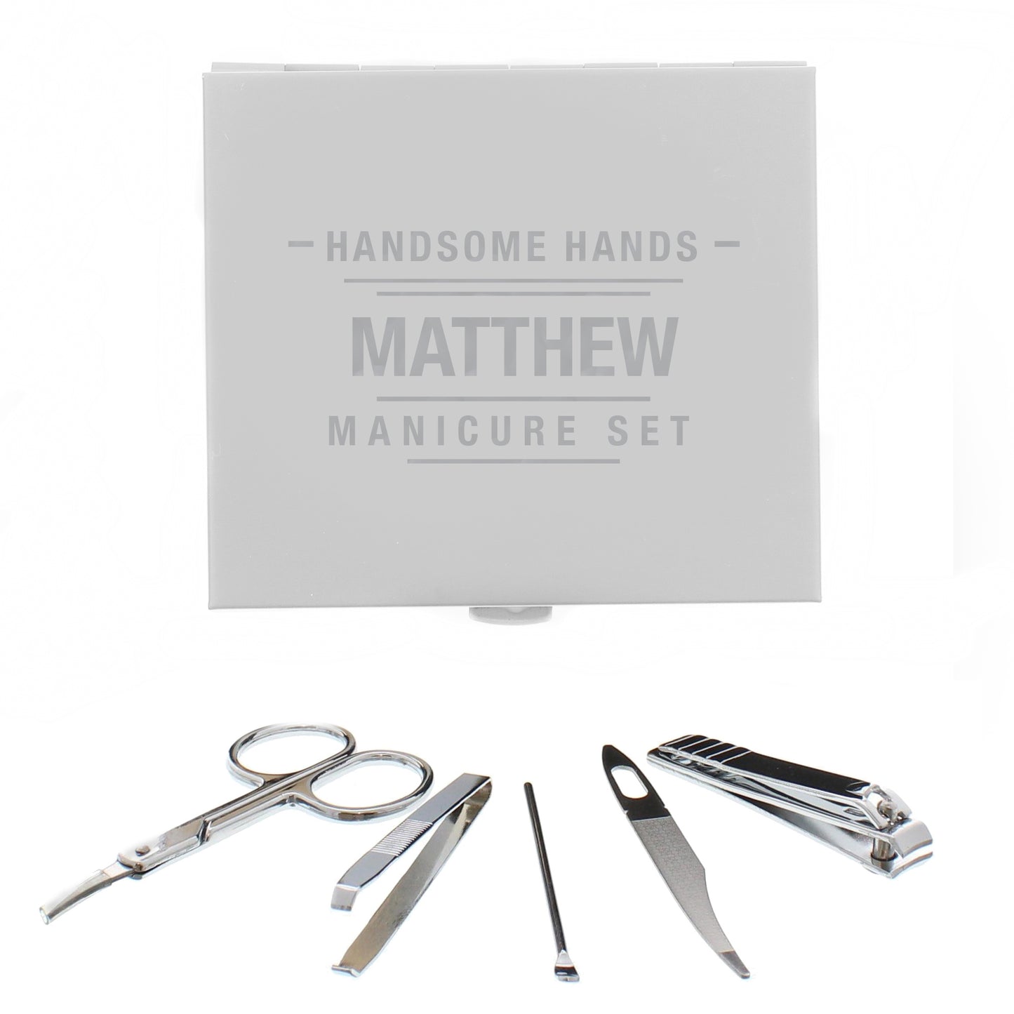 Personalised Handsome Hands Manicure Set - MK&JD Gifts