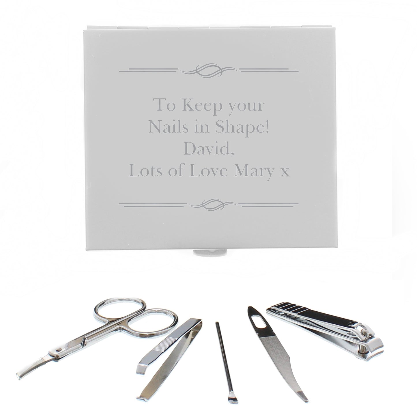 Personalised Any Message Manicure Set - MK&JD Gifts