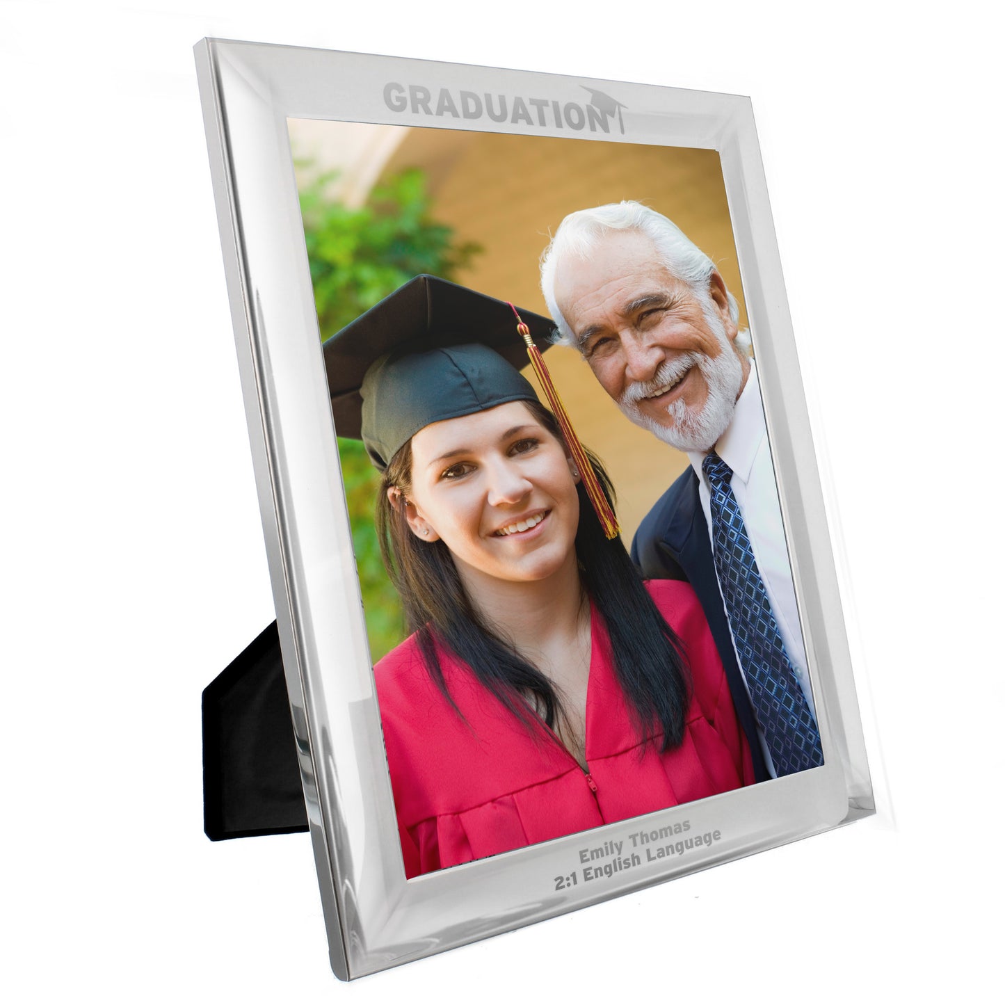 Personalised Graduation 10x8 Silver Photo Frame - MK&JD Gifts