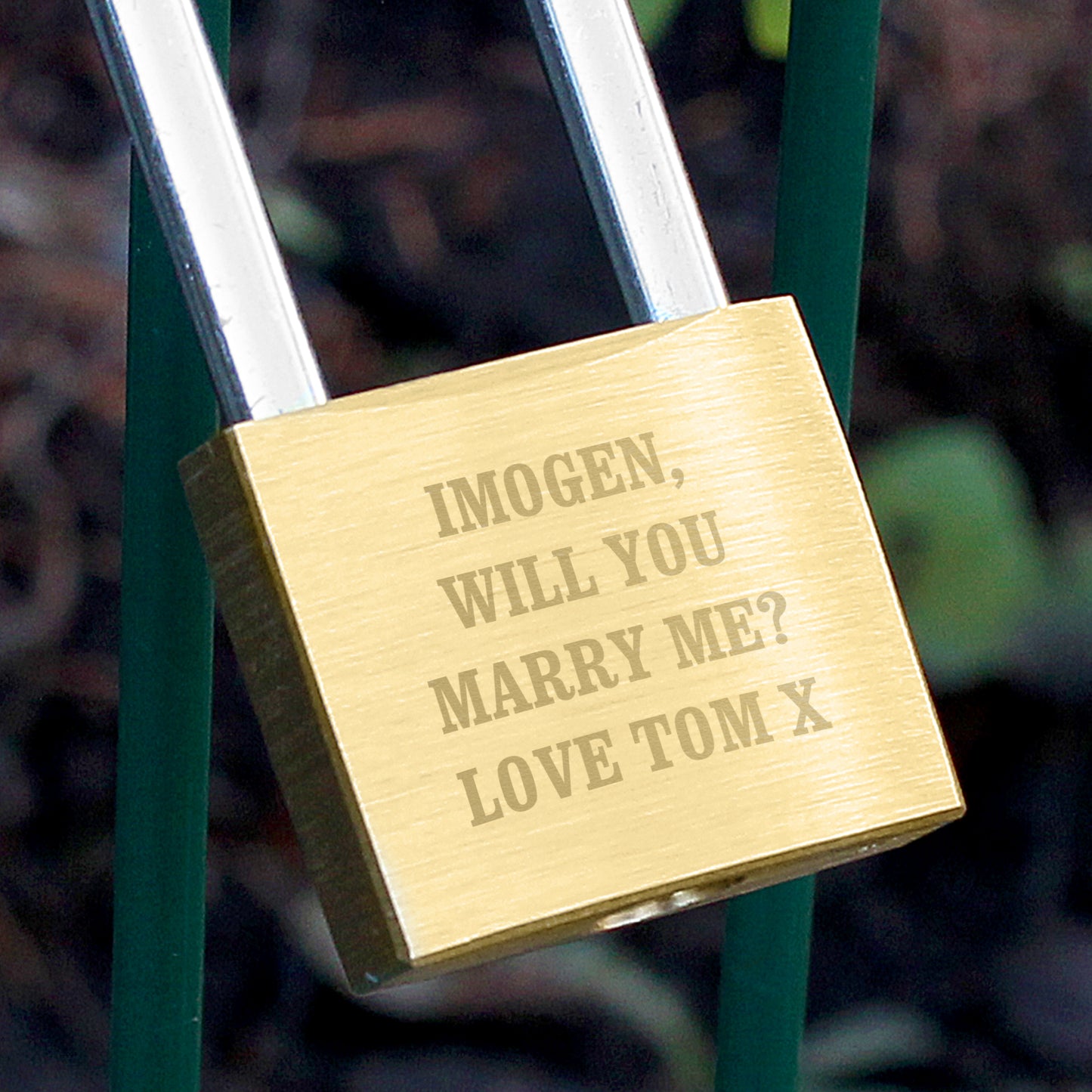 Personalised Any Message Padlock - MK&JD Gifts