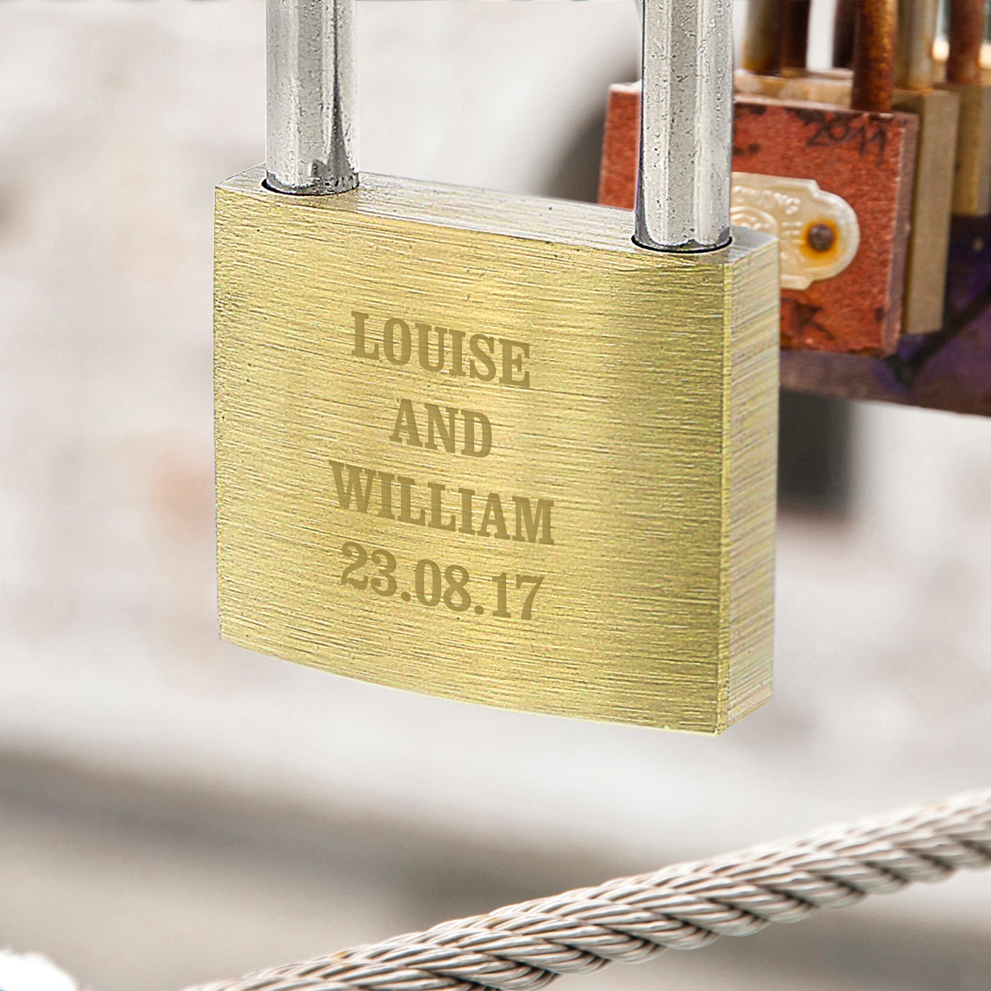 Personalised Any Message Padlock - MK&JD Gifts