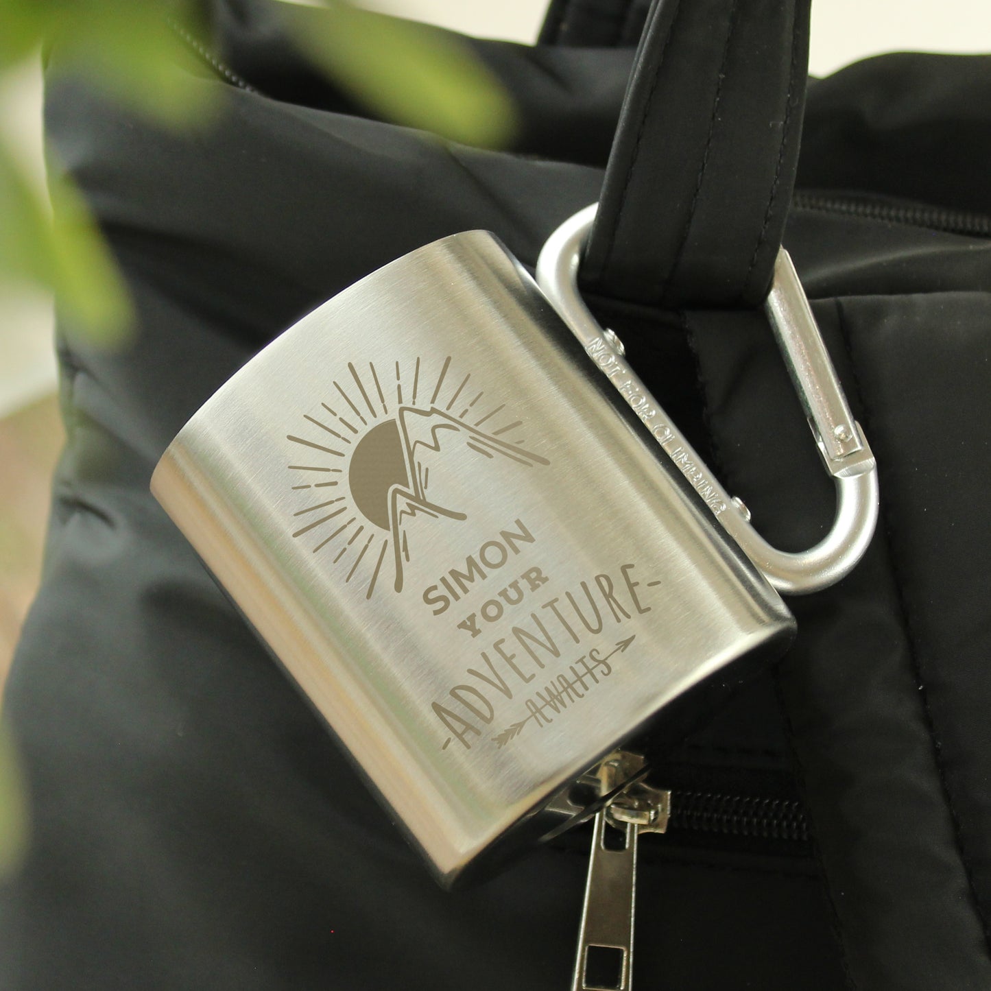 Personalised 'Adventure Awaits' Stainless Steel Mug - MK&JD Gifts