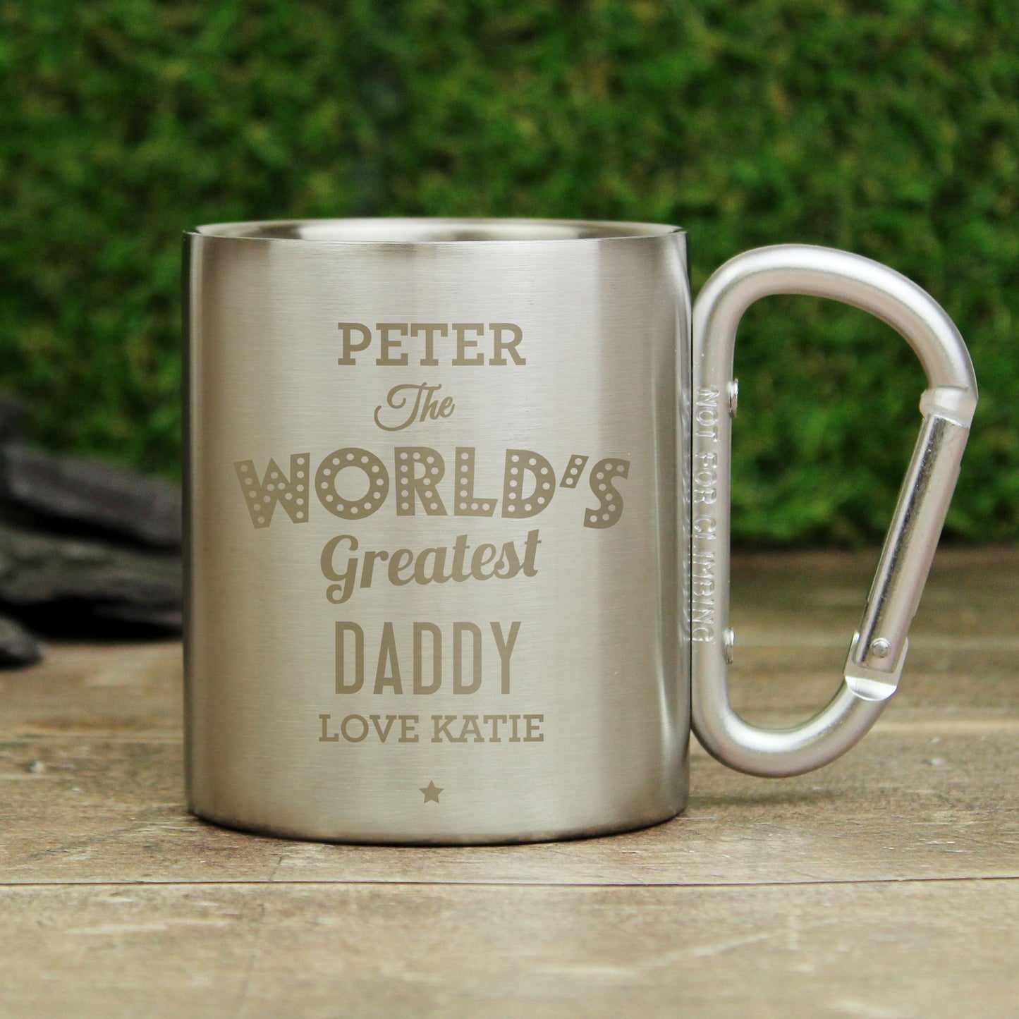 Personalised 'The World's Greatest' Stainless Steel Mug - MK&JD Gifts