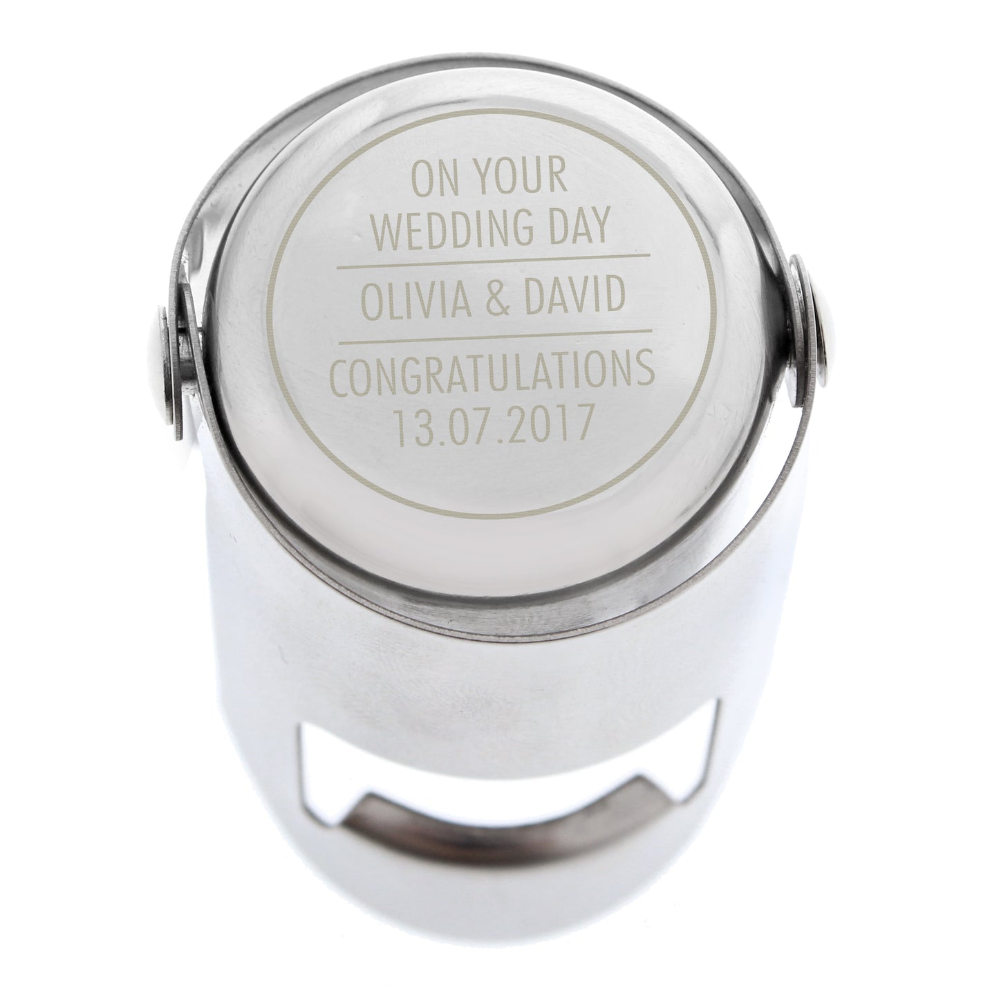Personalised Classic Bottle Stopper - MK&JD Gifts