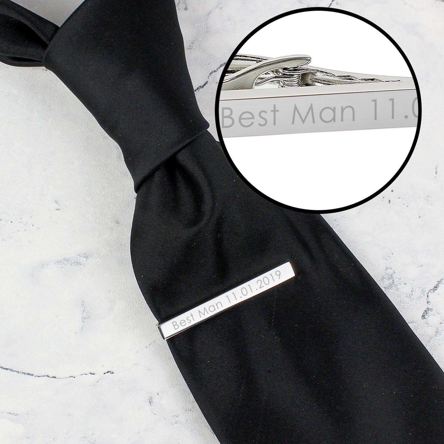Personalised Tie Clip - MK&JD Gifts