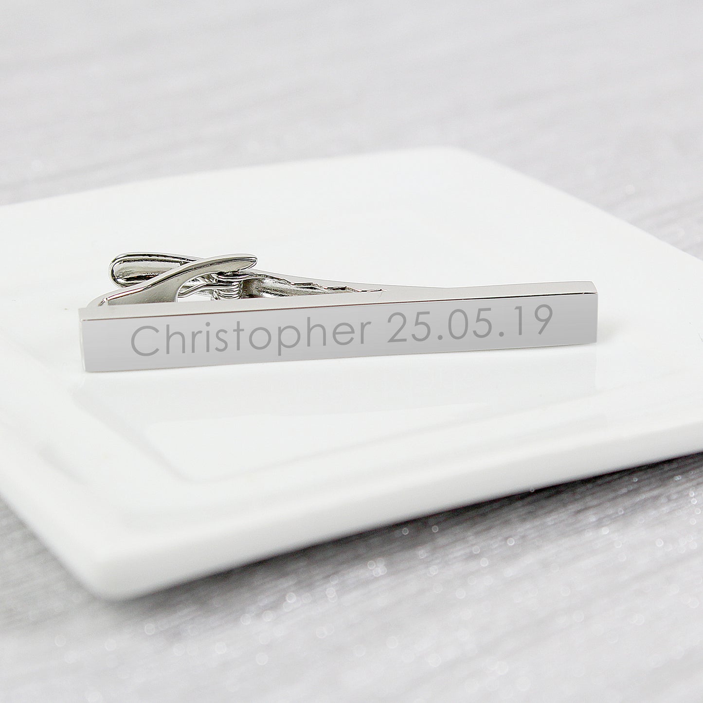 Personalised Tie Clip - MK&JD Gifts
