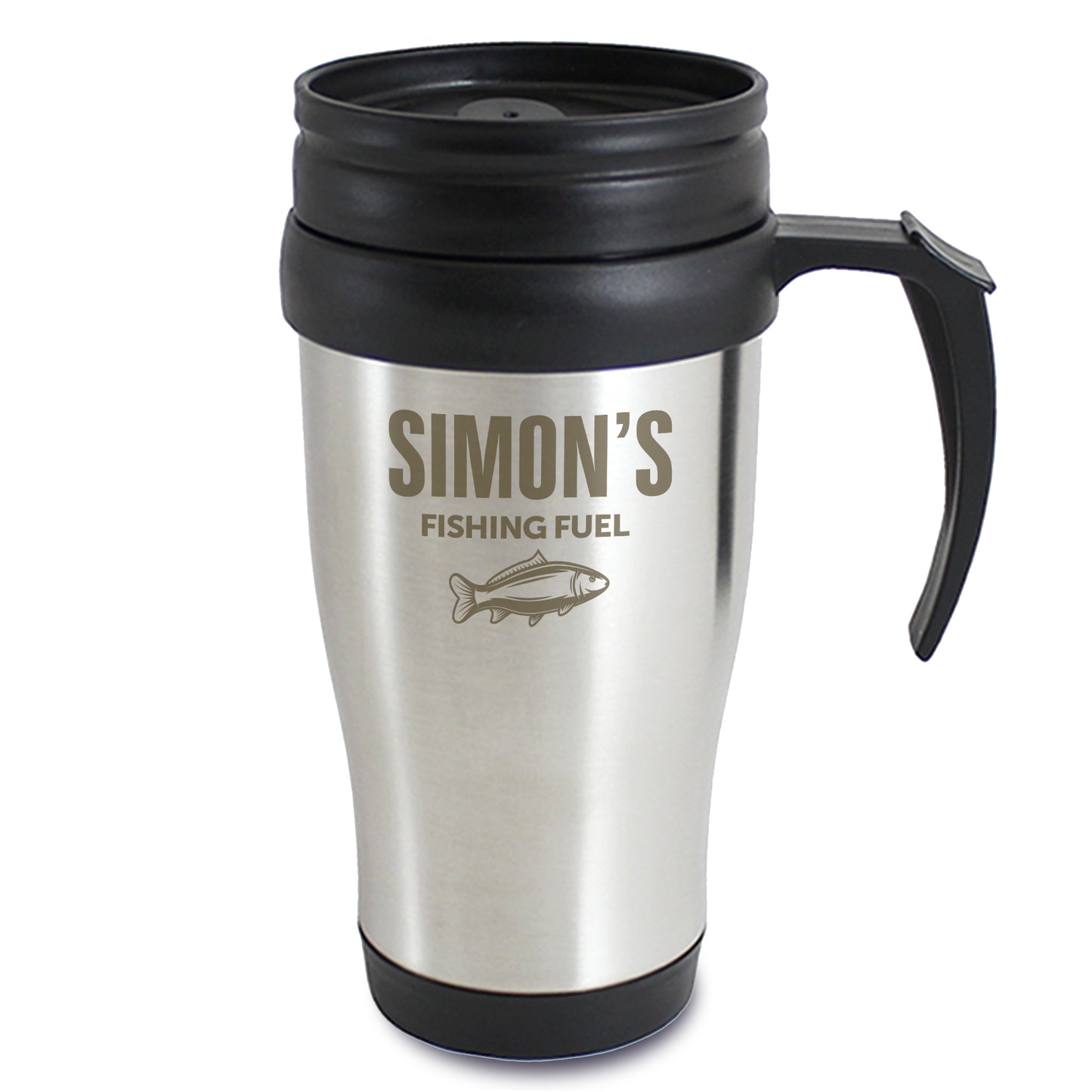 Personalised Fishing Travel Mug - MK&JD Gifts