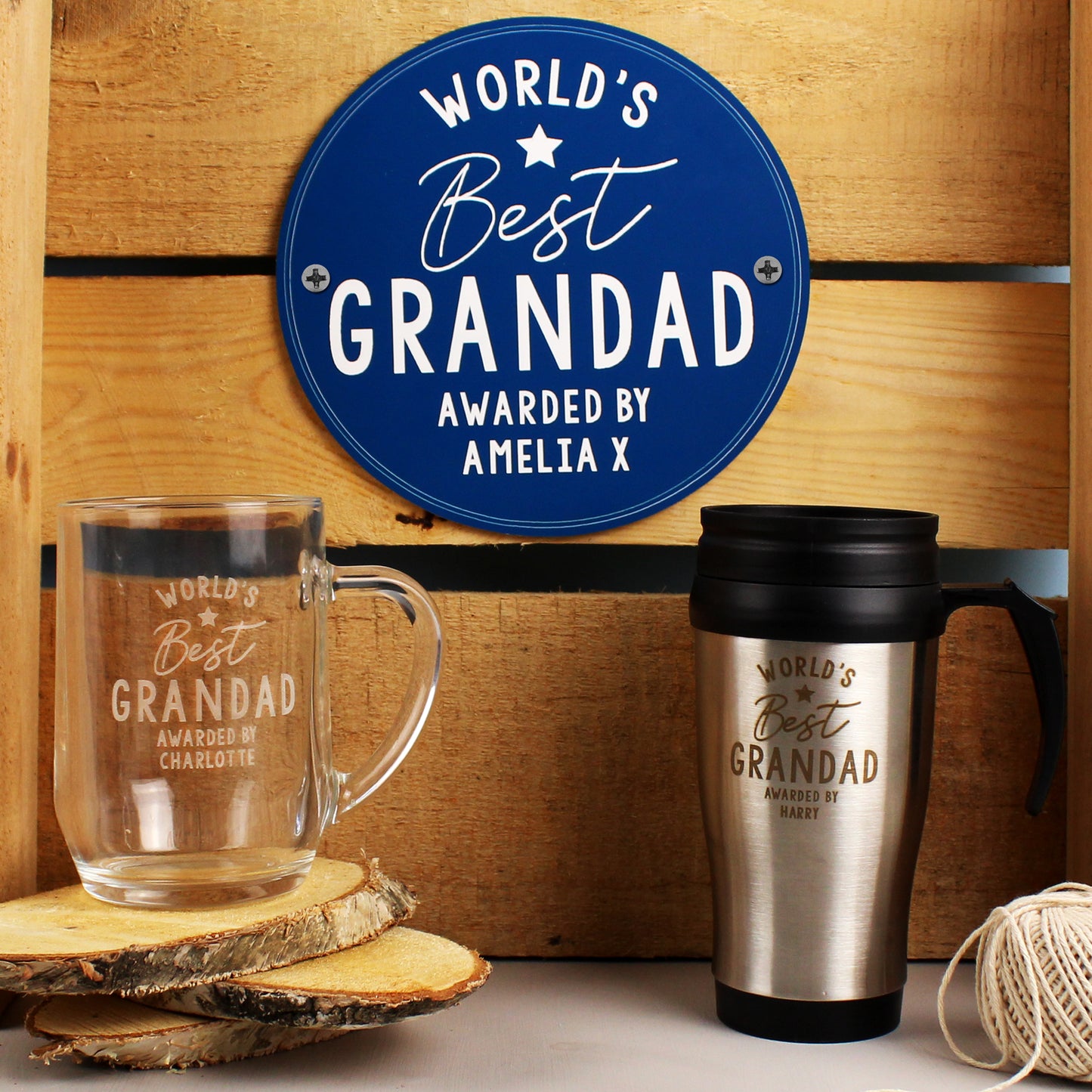 Personalised 'Worlds Best' Travel Mug - MK&JD Gifts
