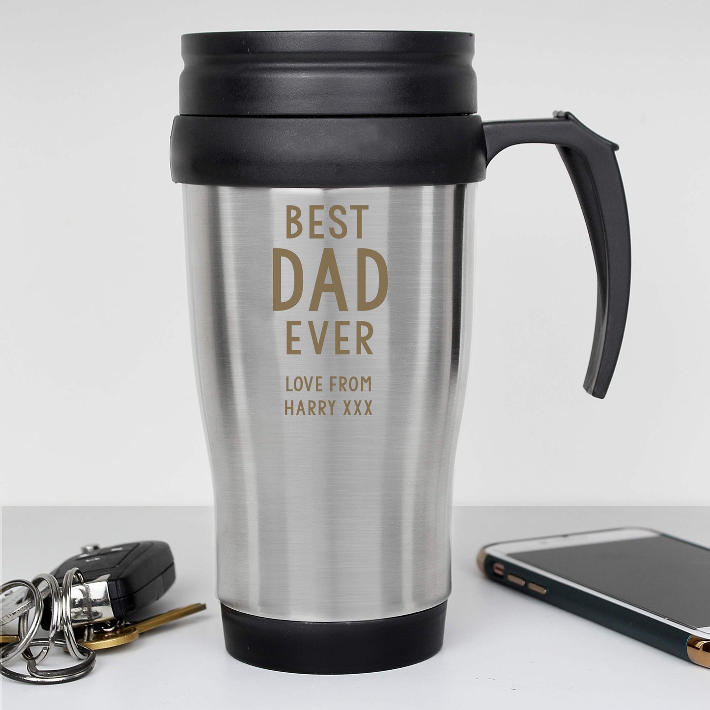 Personalised Free Text Travel Mug - MK&JD Gifts