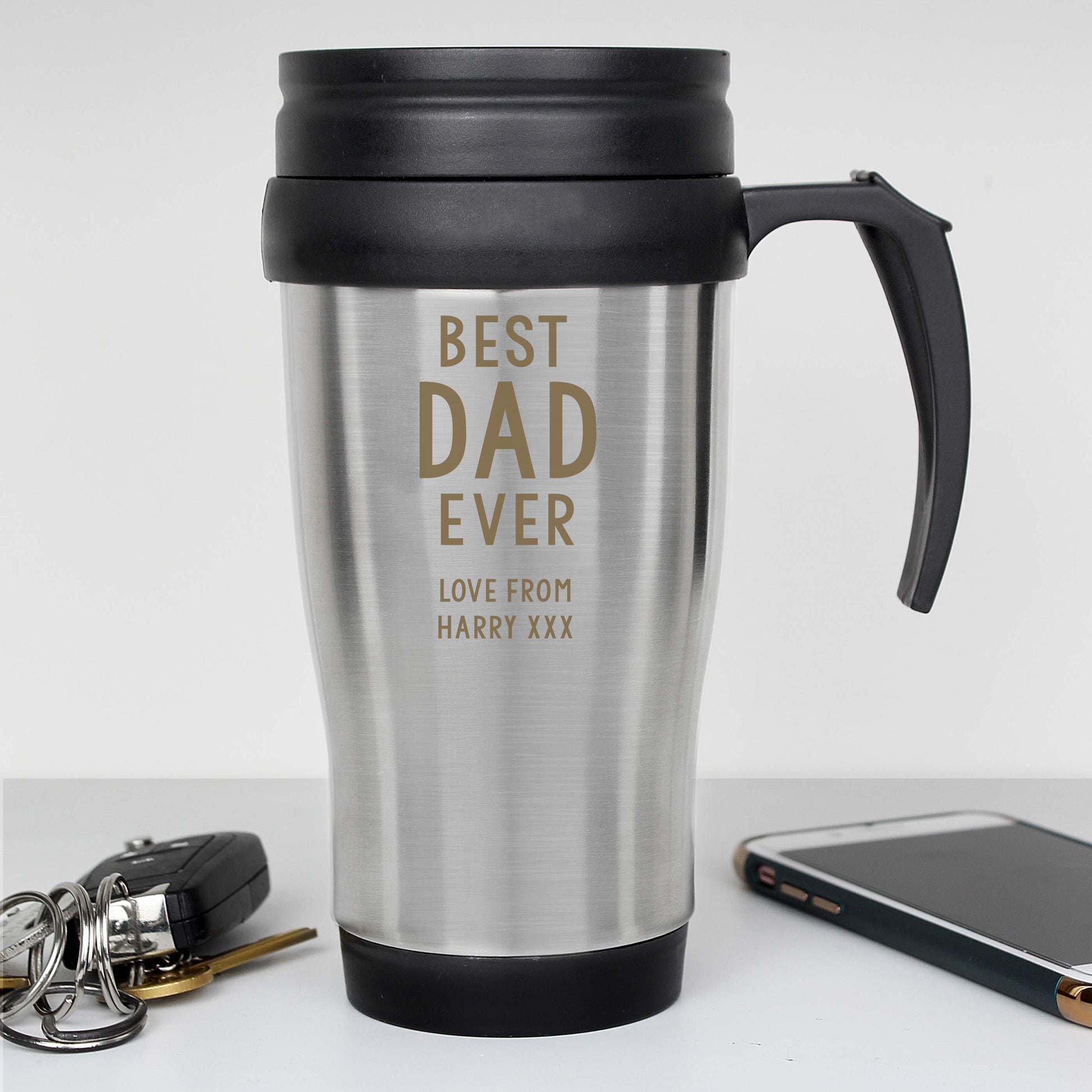 Personalised Free Text Travel Mug - MK&JD Gifts