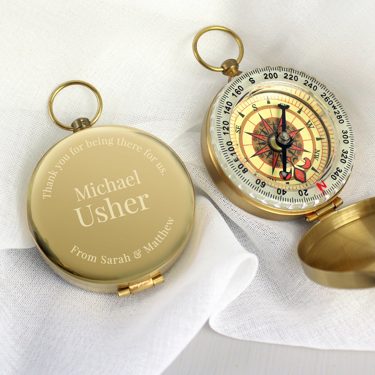 Personalised Wedding Compass - MK&JD Gifts