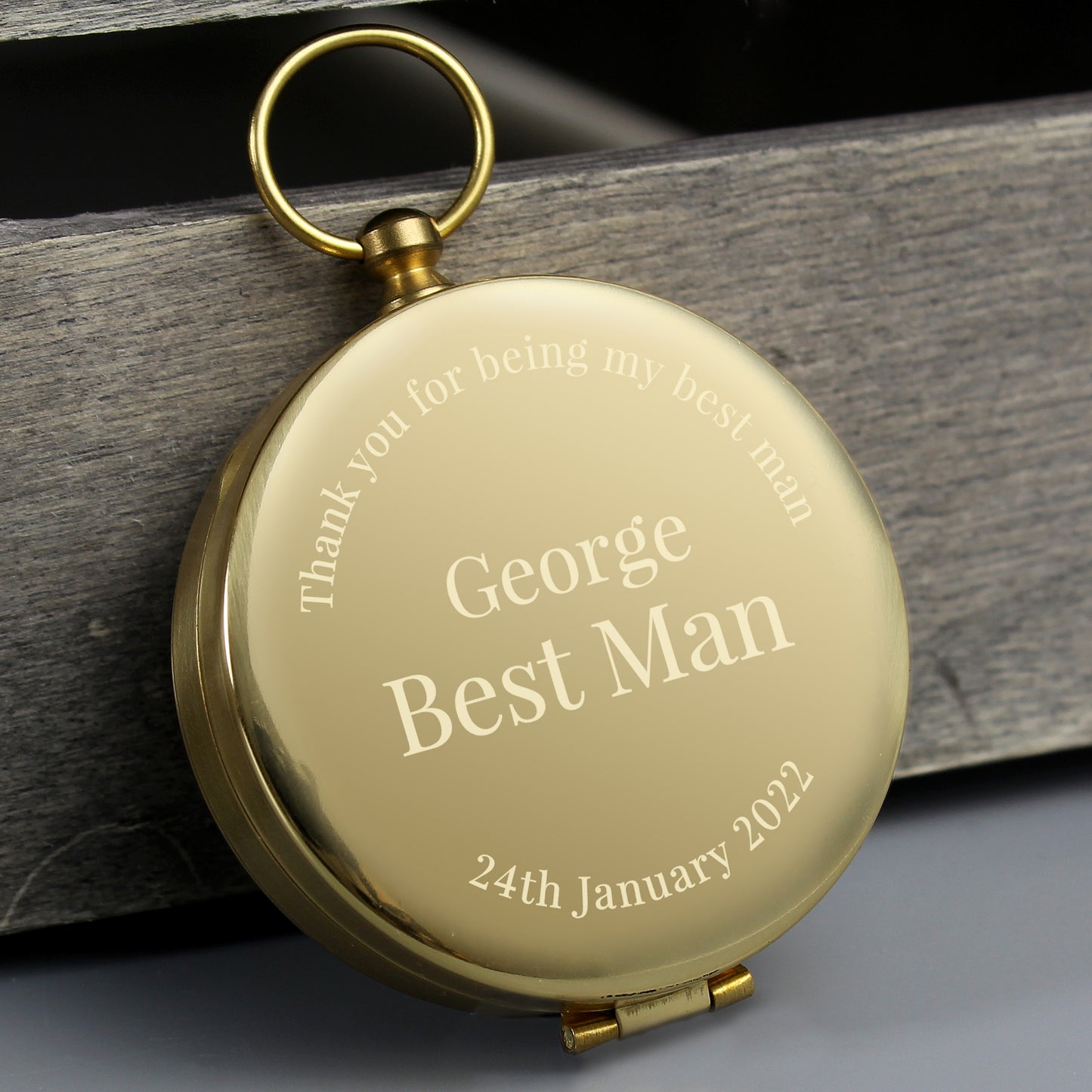 Personalised Wedding Compass - MK&JD Gifts
