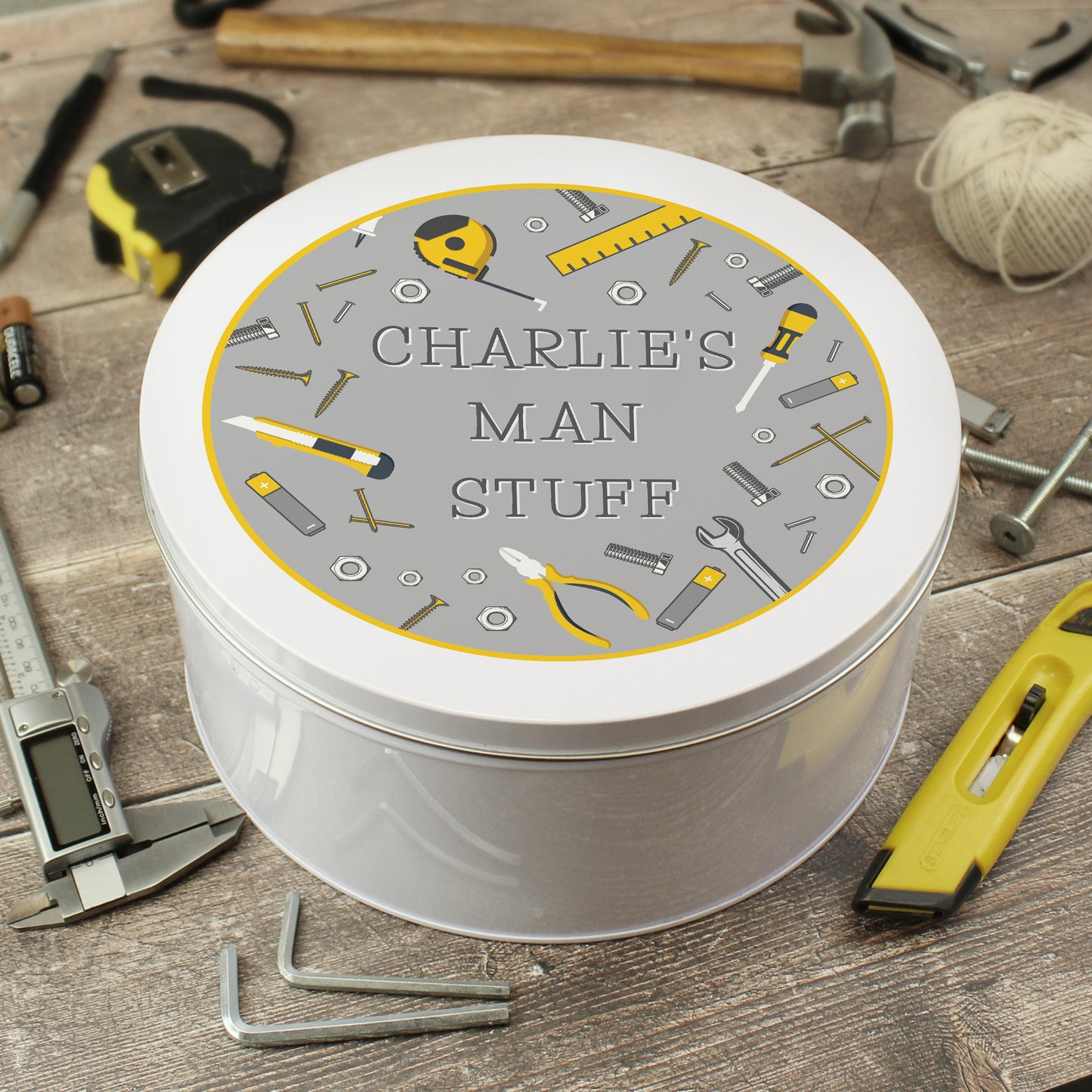 Personalised Bits & Bobs Metal Tin - MK&JD Gifts