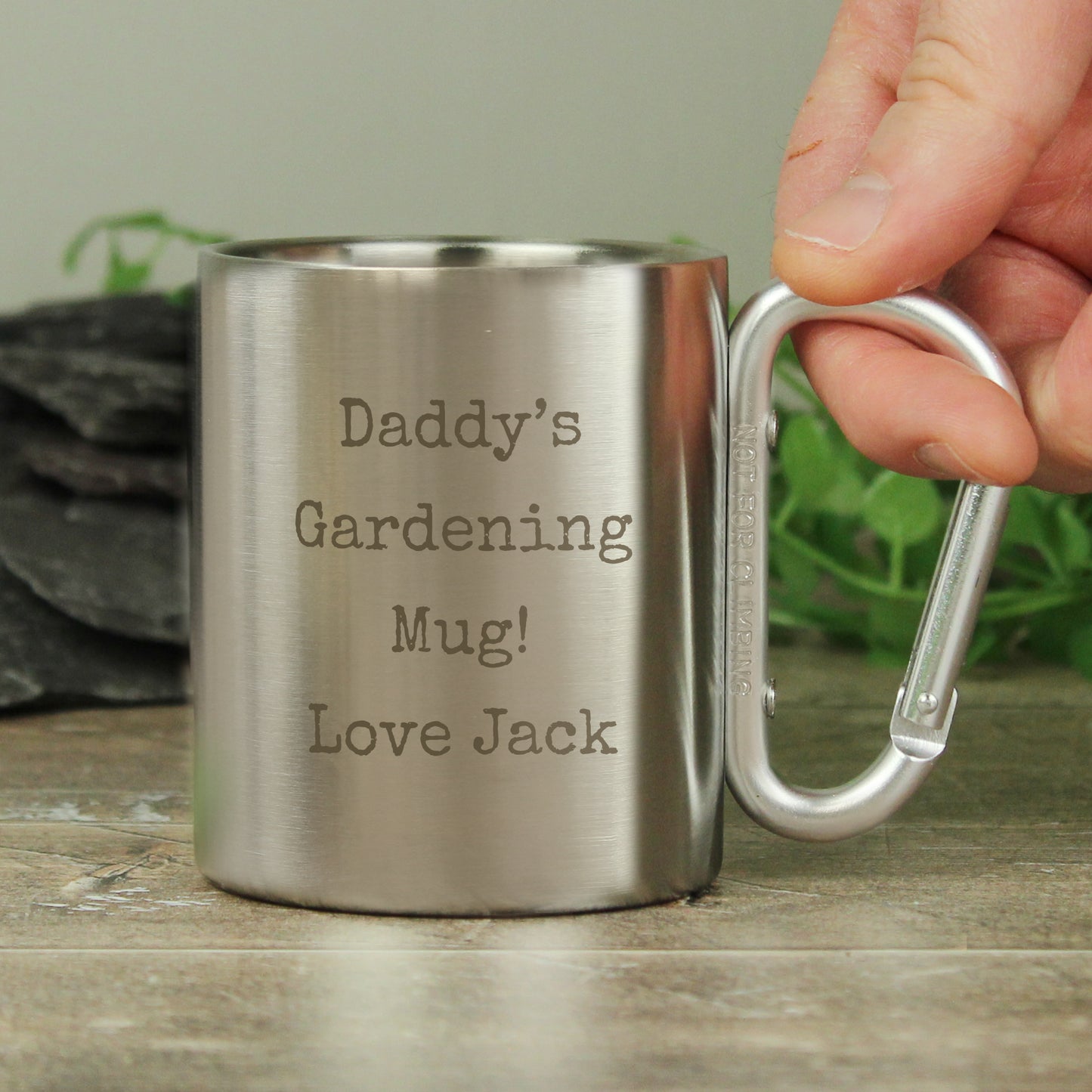 Personalised Free Text Metal Mug - MK&JD Gifts