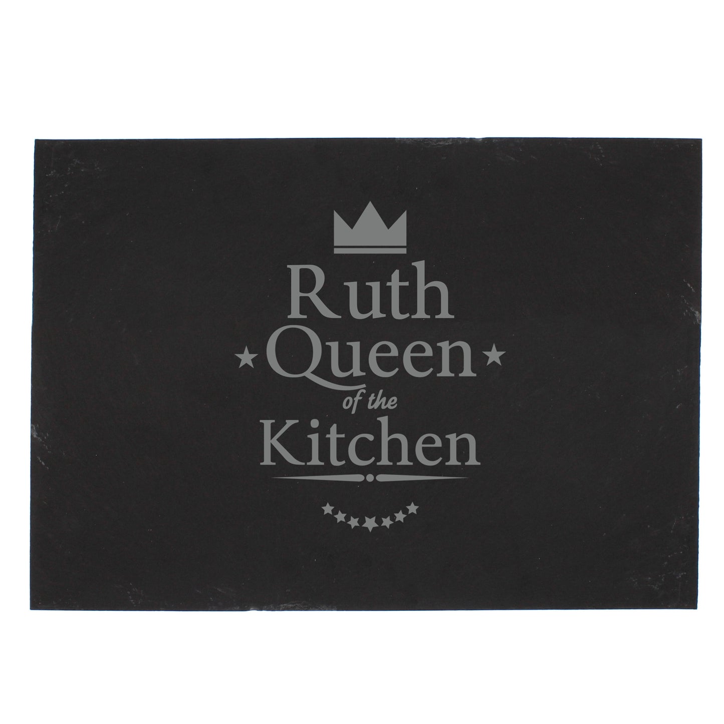 Personalised Queen of the Kitchen Slate Placemat - MK&JD Gifts