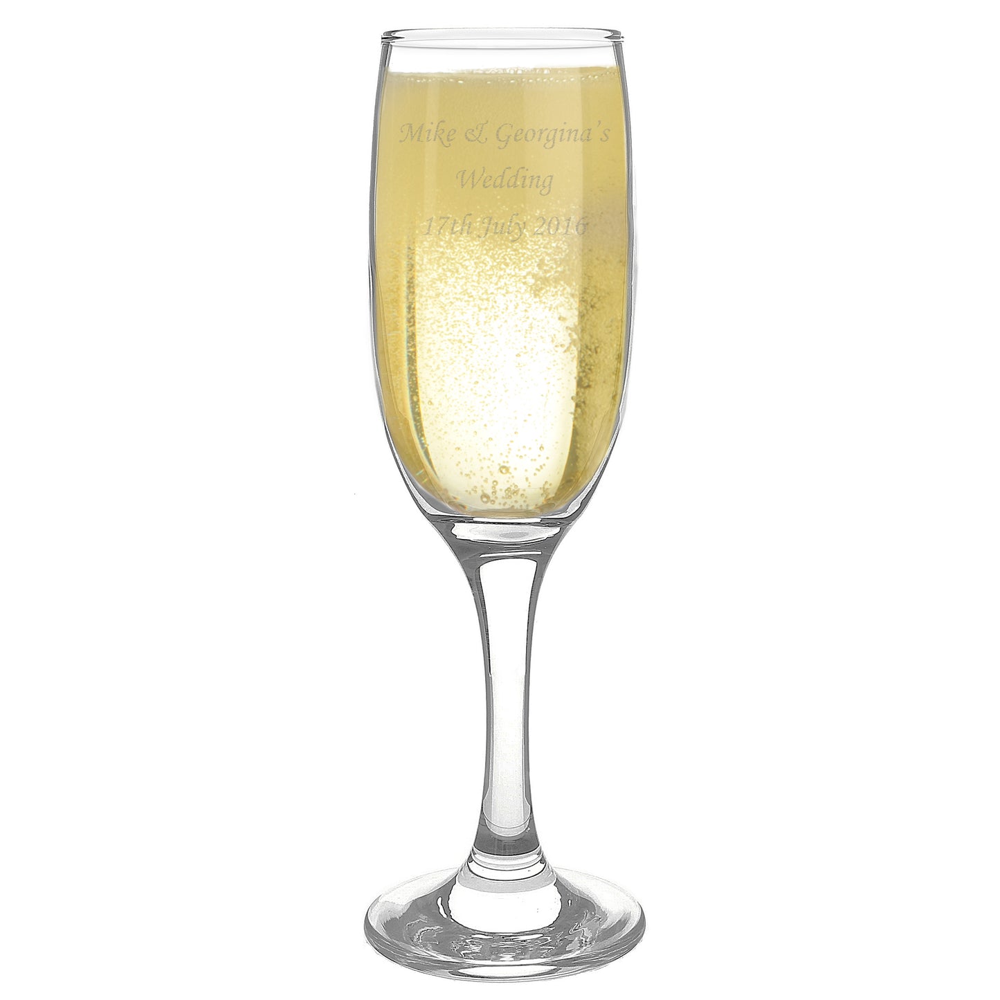 Personalised Traditional Toast Flute - MK&JD Gifts