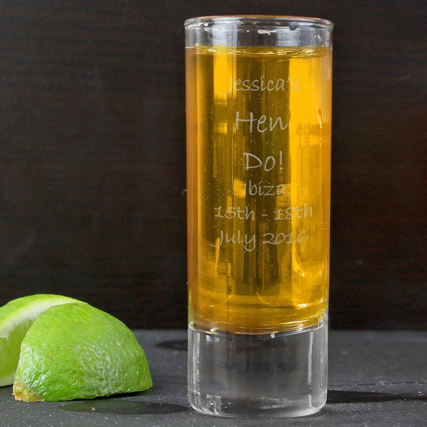 Personalised Engraved Shot Glass - MK&JD Gifts