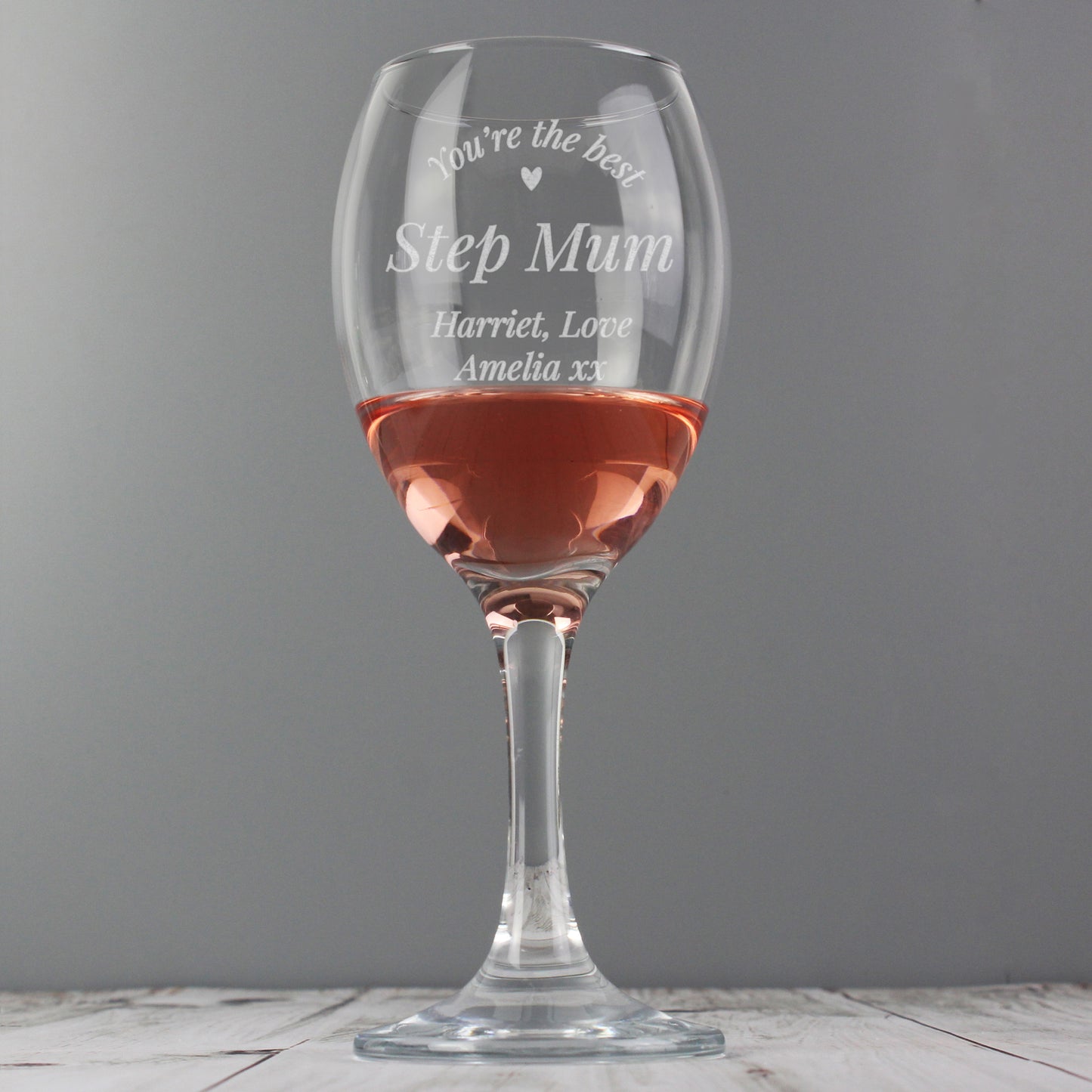 Personalised You Are The Best Wine Glass - MK&JD Gifts