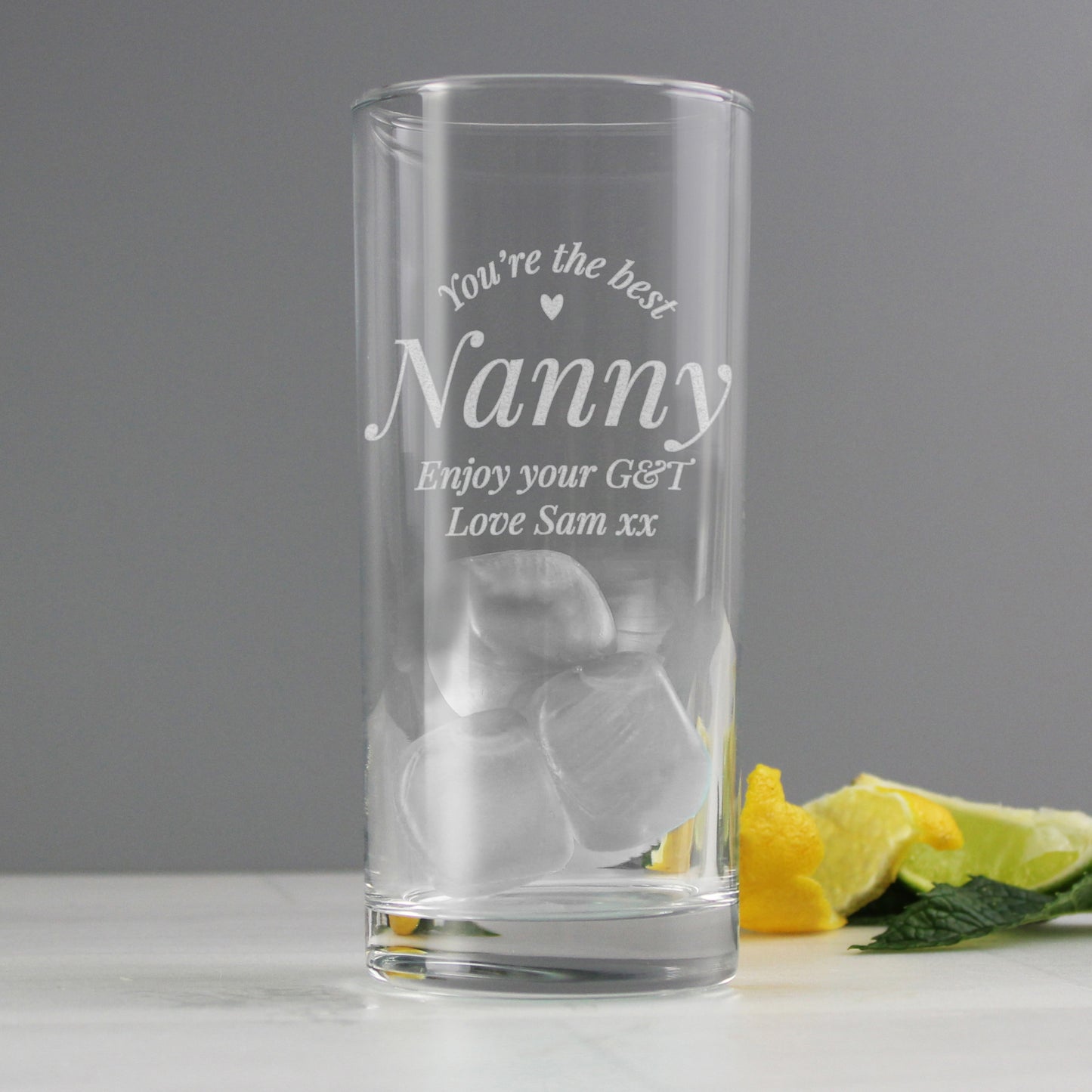 Personalised You Are The Best Hi Ball Glass - MK&JD Gifts