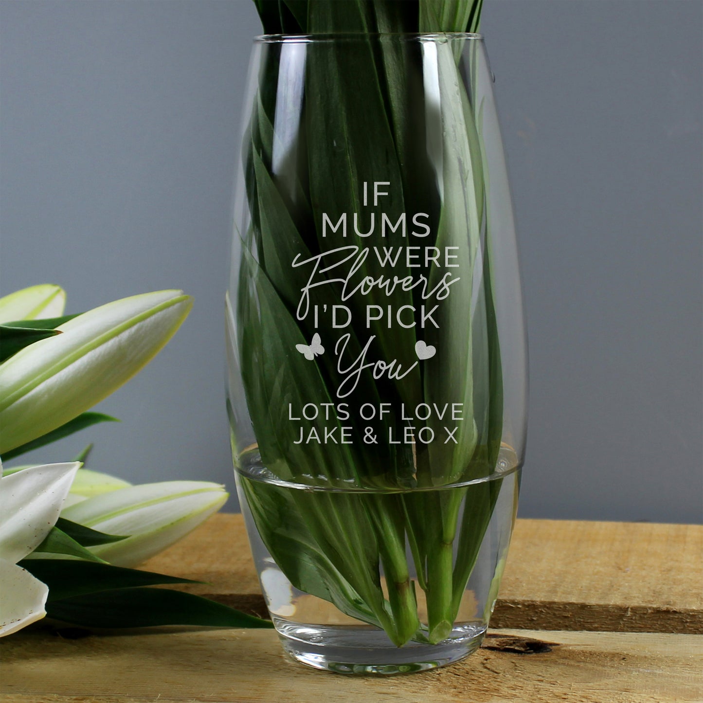 Personalised I'd Pick You Bullet Vase - MK&JD Gifts
