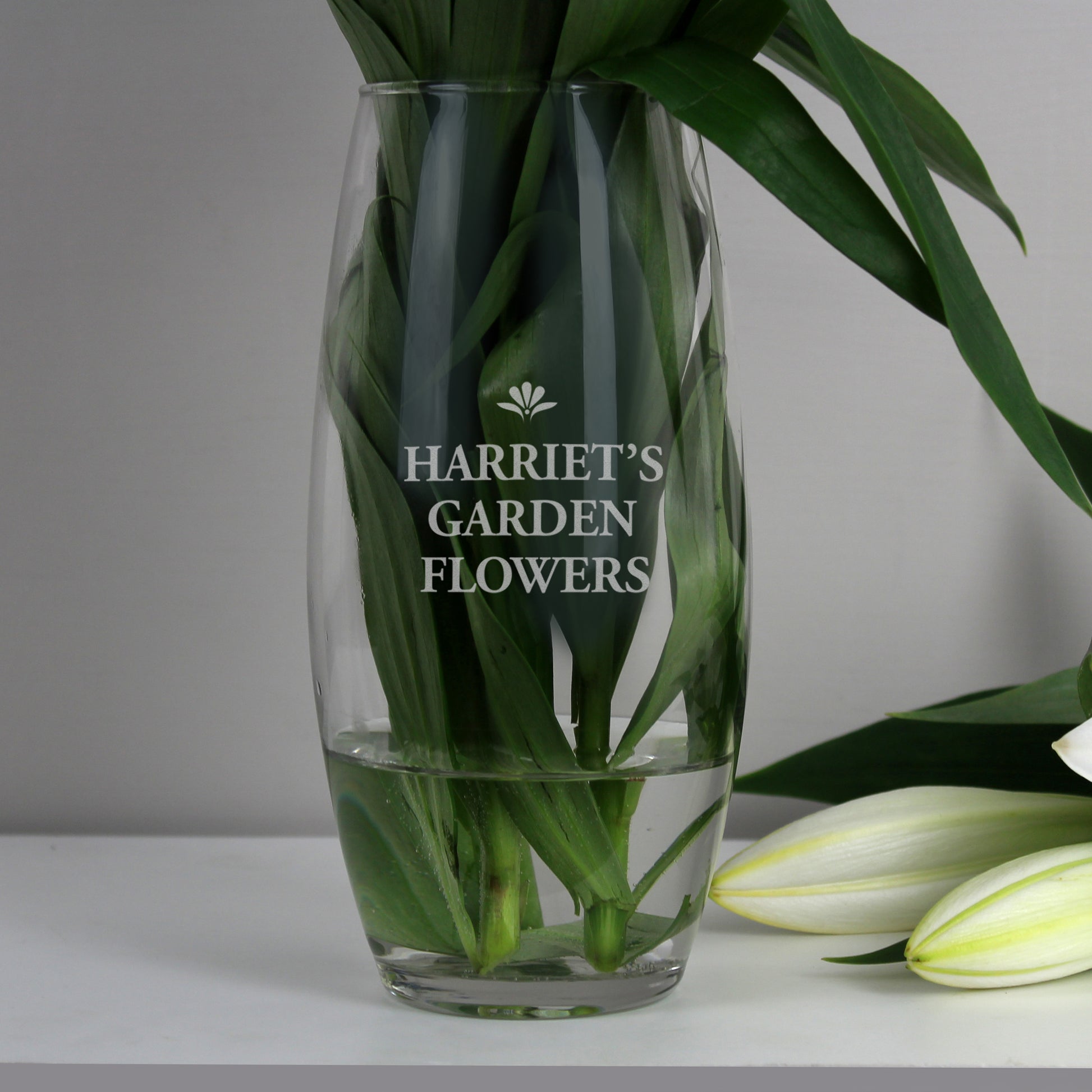 Personalised Bold Font Bullet Vase - MK&JD Gifts