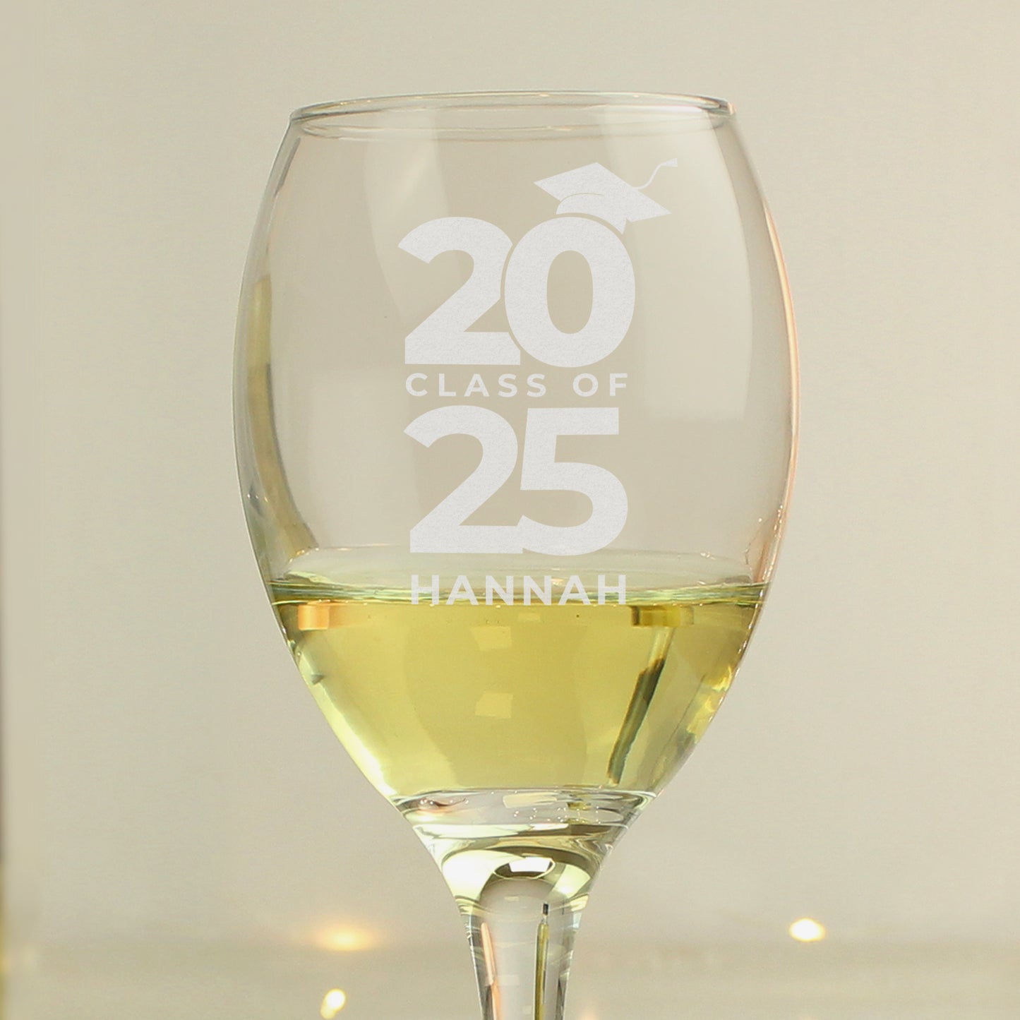 Personalised Class of Graduation Wine Glass - MK&JD Gifts