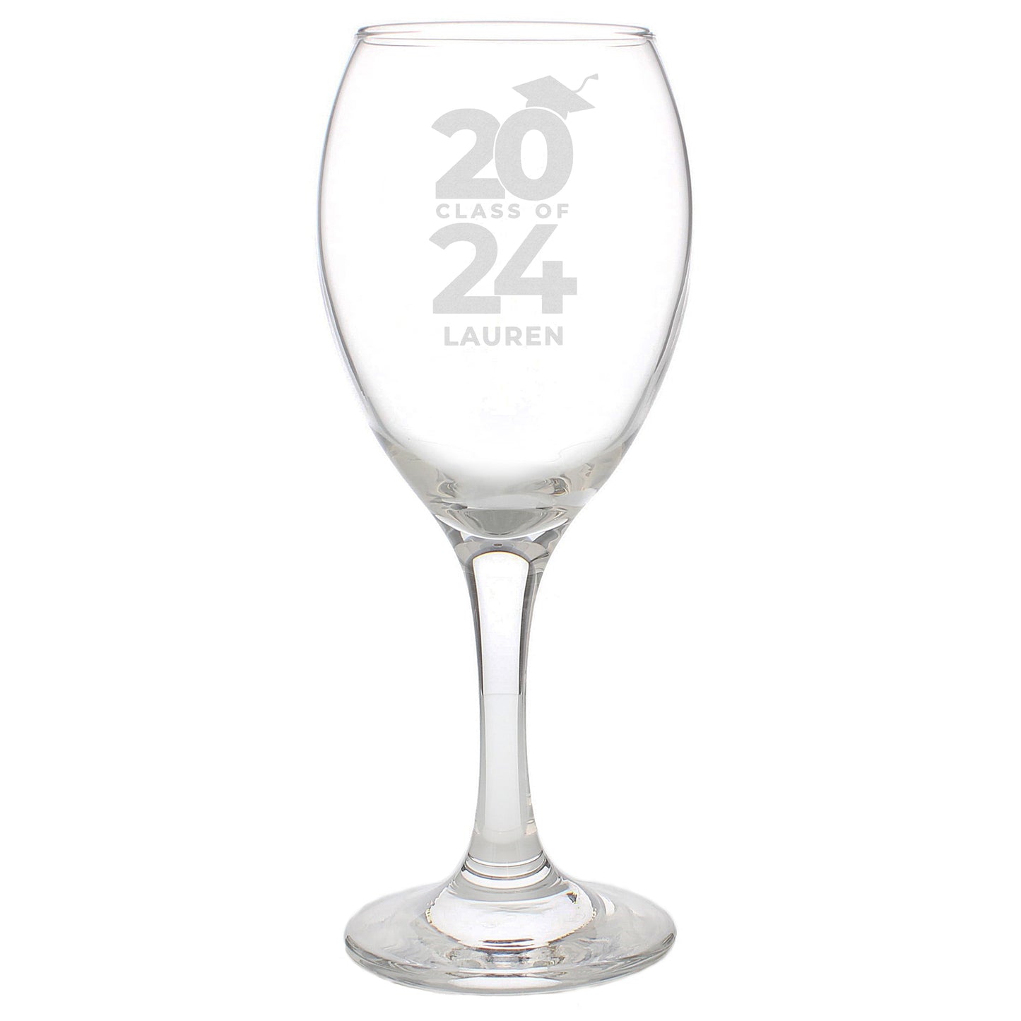 Personalised Class of Graduation Wine Glass - MK&JD Gifts