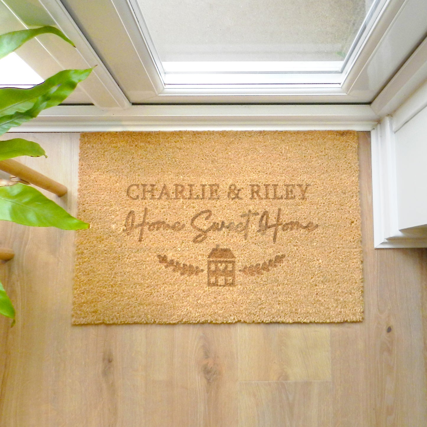 Personalised Home Sweet Home Rectangle Indoor Doormat - MK&JD Gifts
