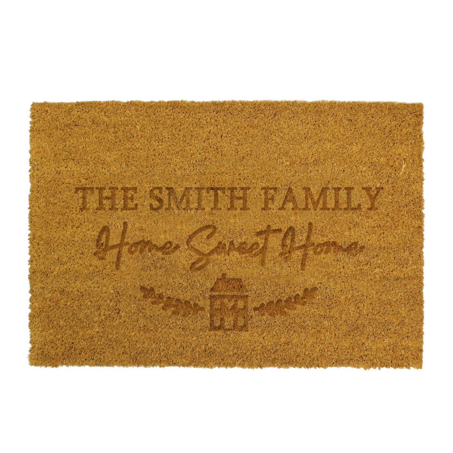 Personalised Home Sweet Home Rectangle Indoor Doormat - MK&JD Gifts
